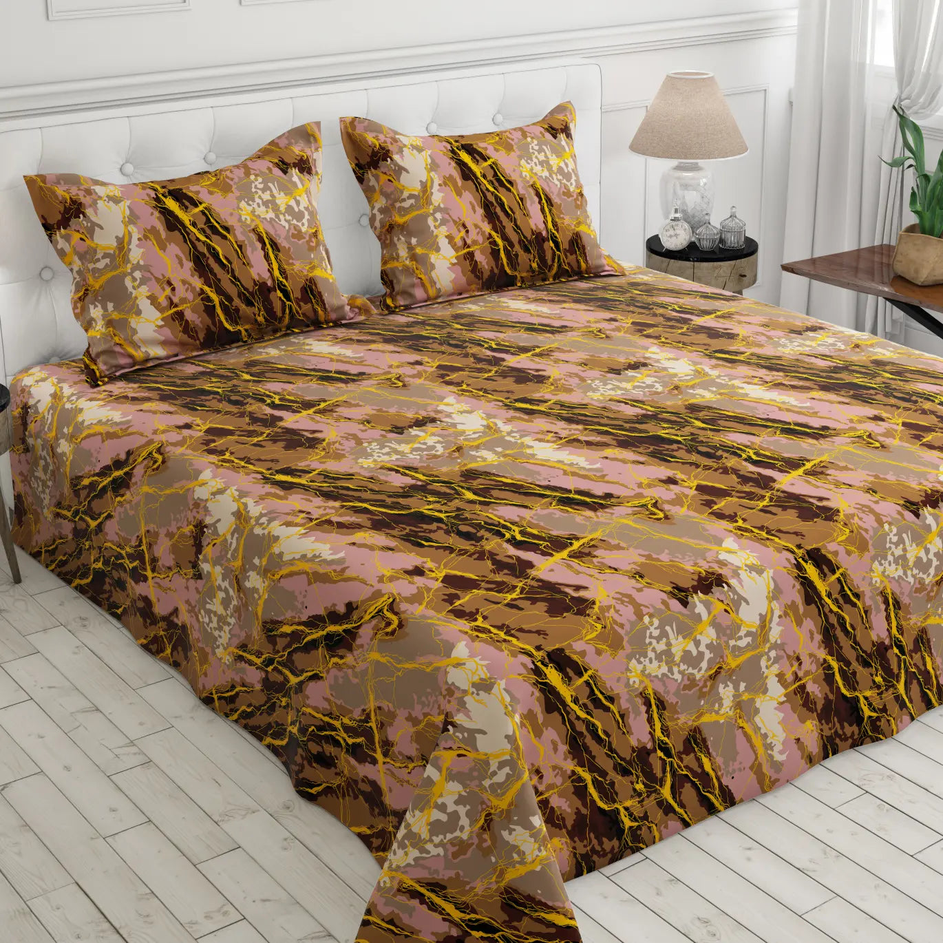 BAMBOO WEAVE SATEEN Bed Sheet Set