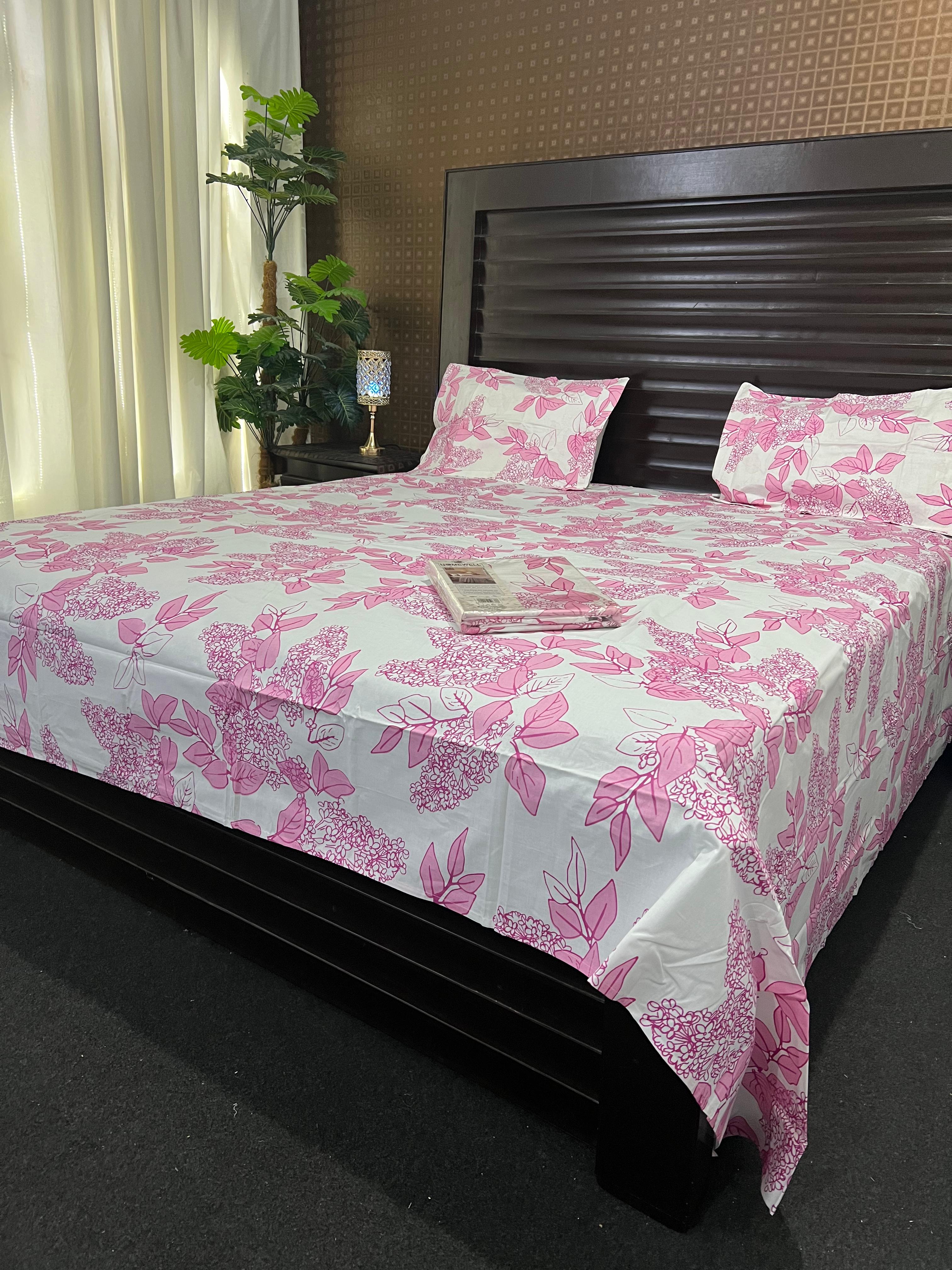 100% Pure Cotton Luxury Bedsheet – Soft, Breathable & Premium Quality