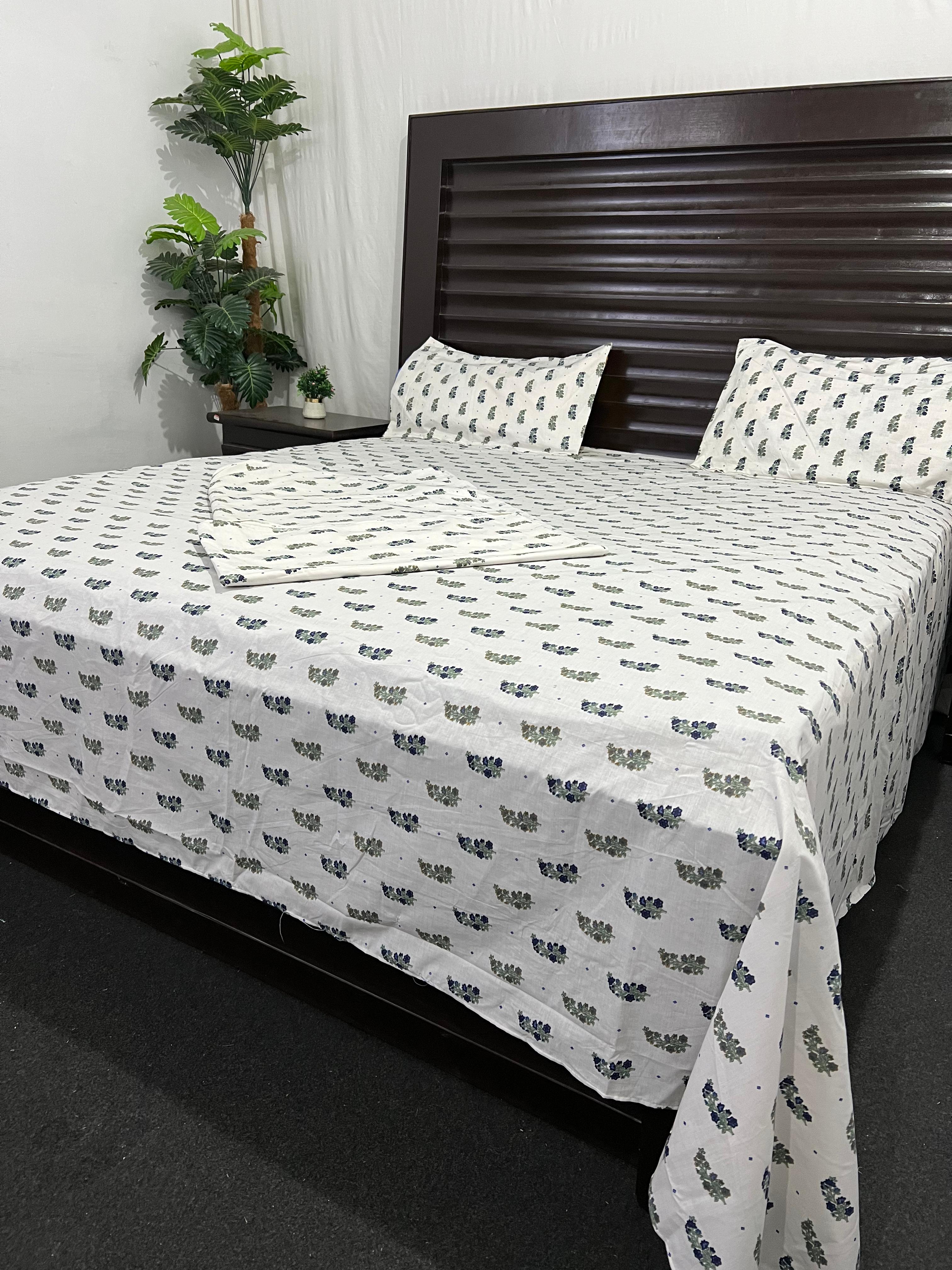 100% Pure Cotton Luxury Bedsheet – Soft, Breathable & Premium Quality