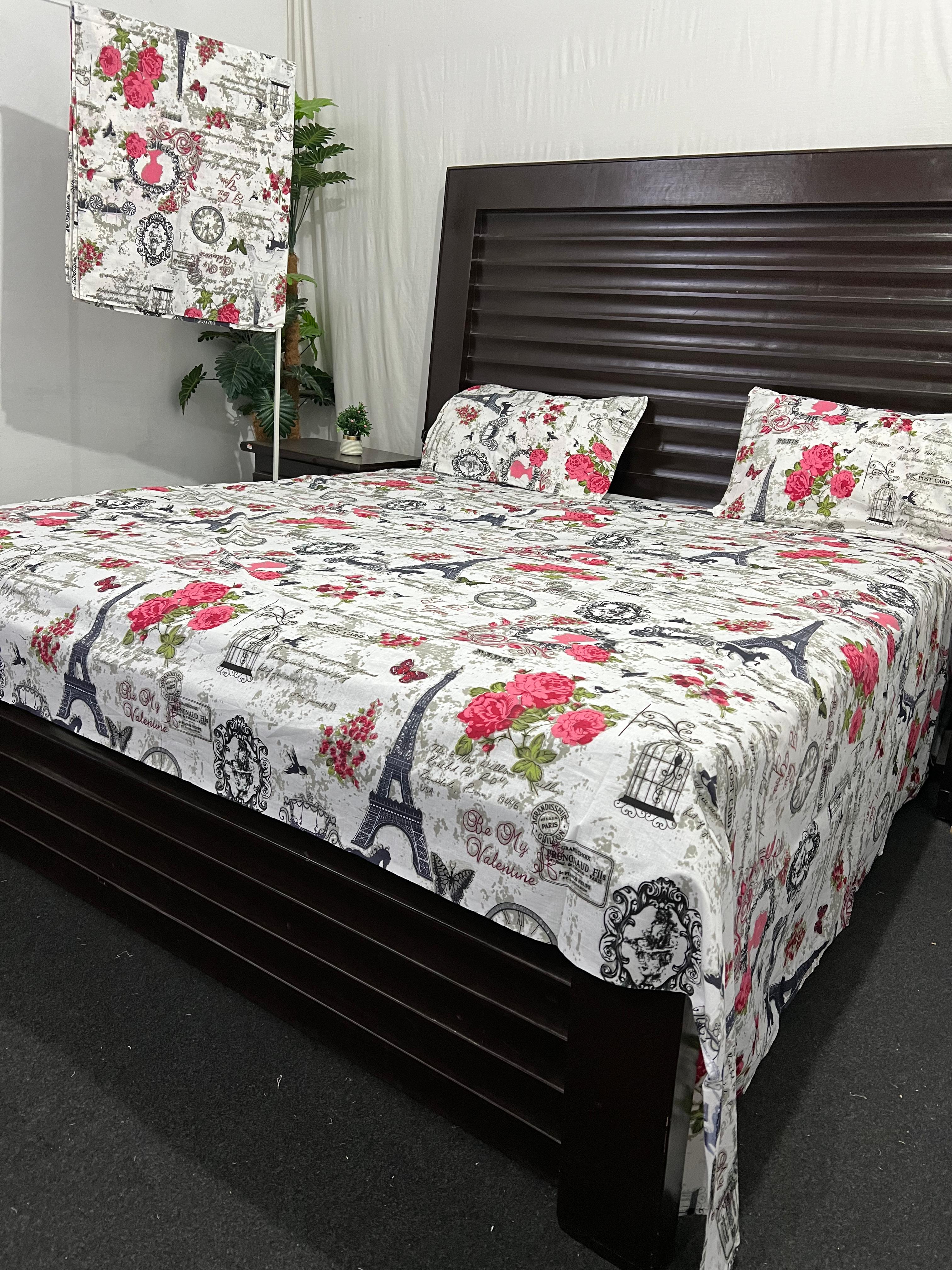 100% Pure Cotton Luxury Bedsheet – Soft, Breathable & Premium Quality