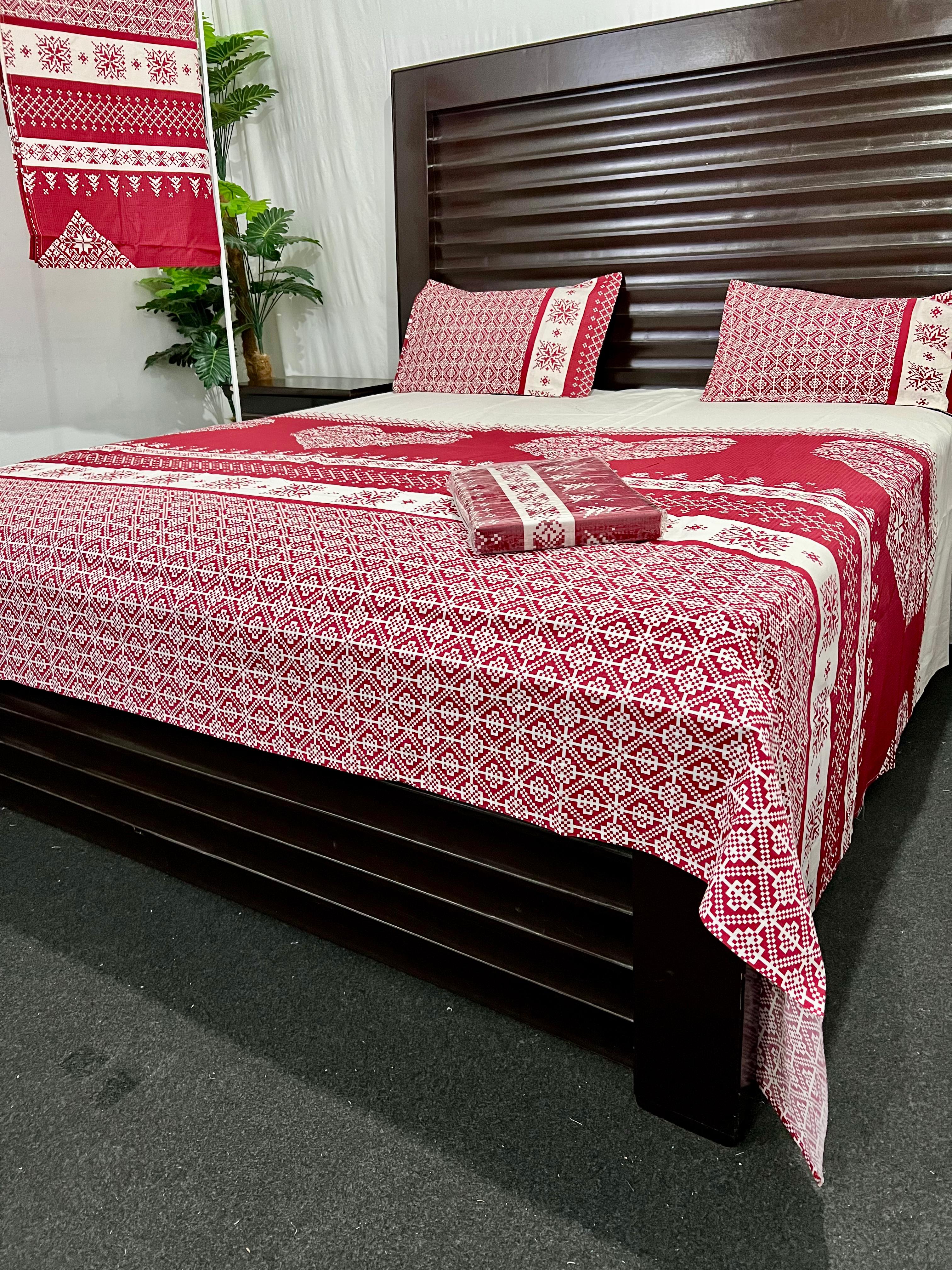 100% Pure Cotton Luxury Bedsheet – Soft, Breathable & Premium Quality