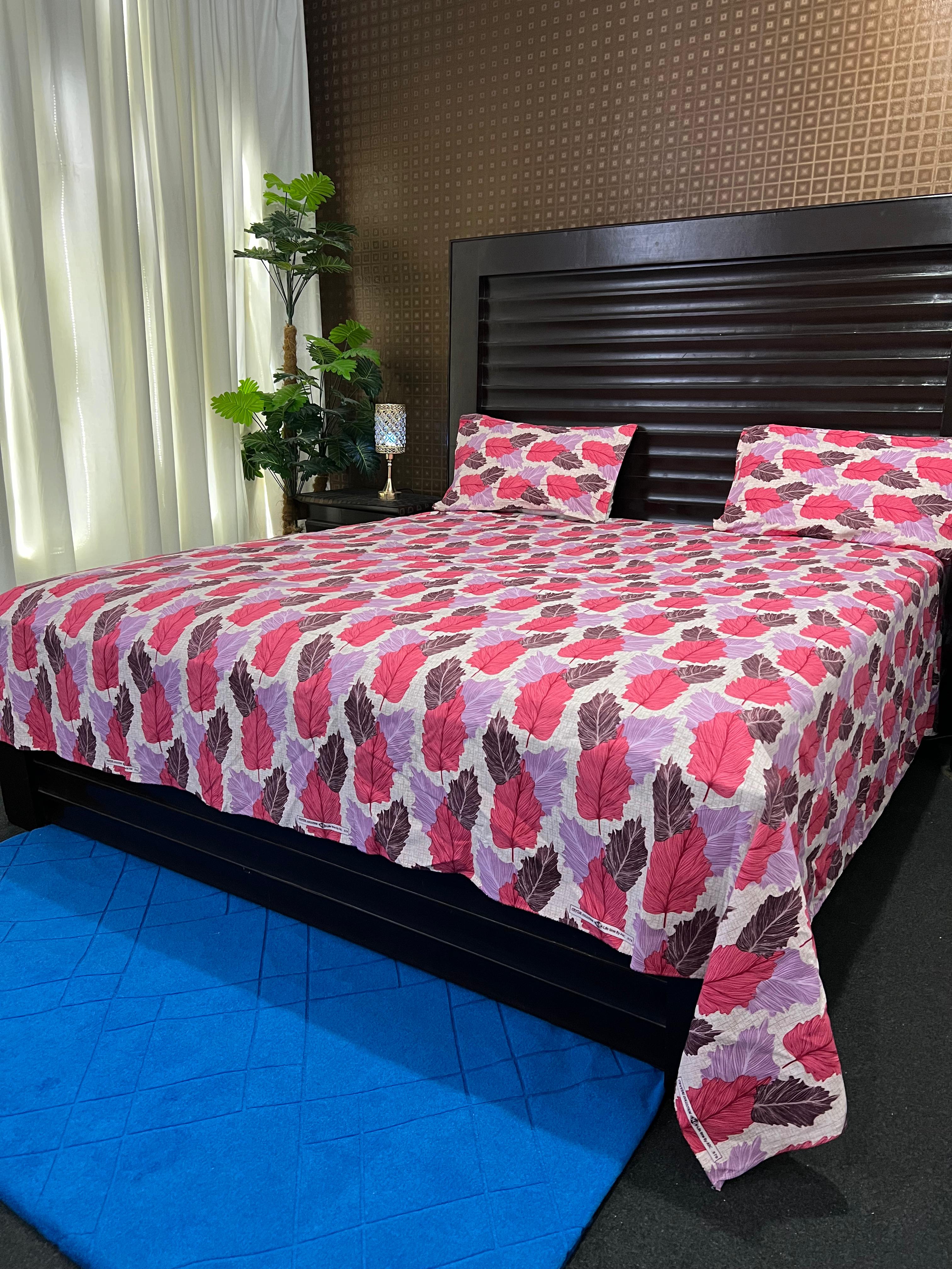 3D Crystal Bed Sheet – King Size