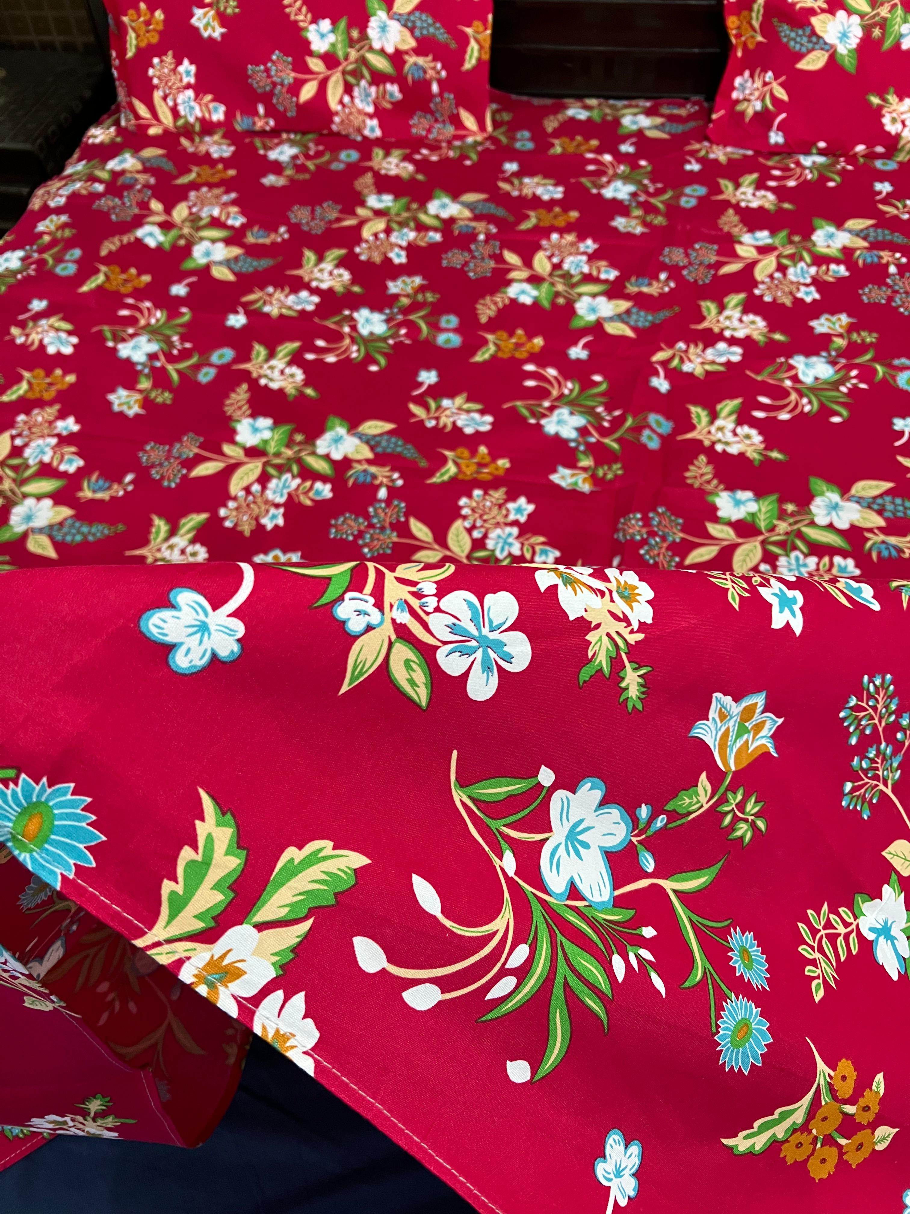 3D Crystal Bed Sheet – King Size