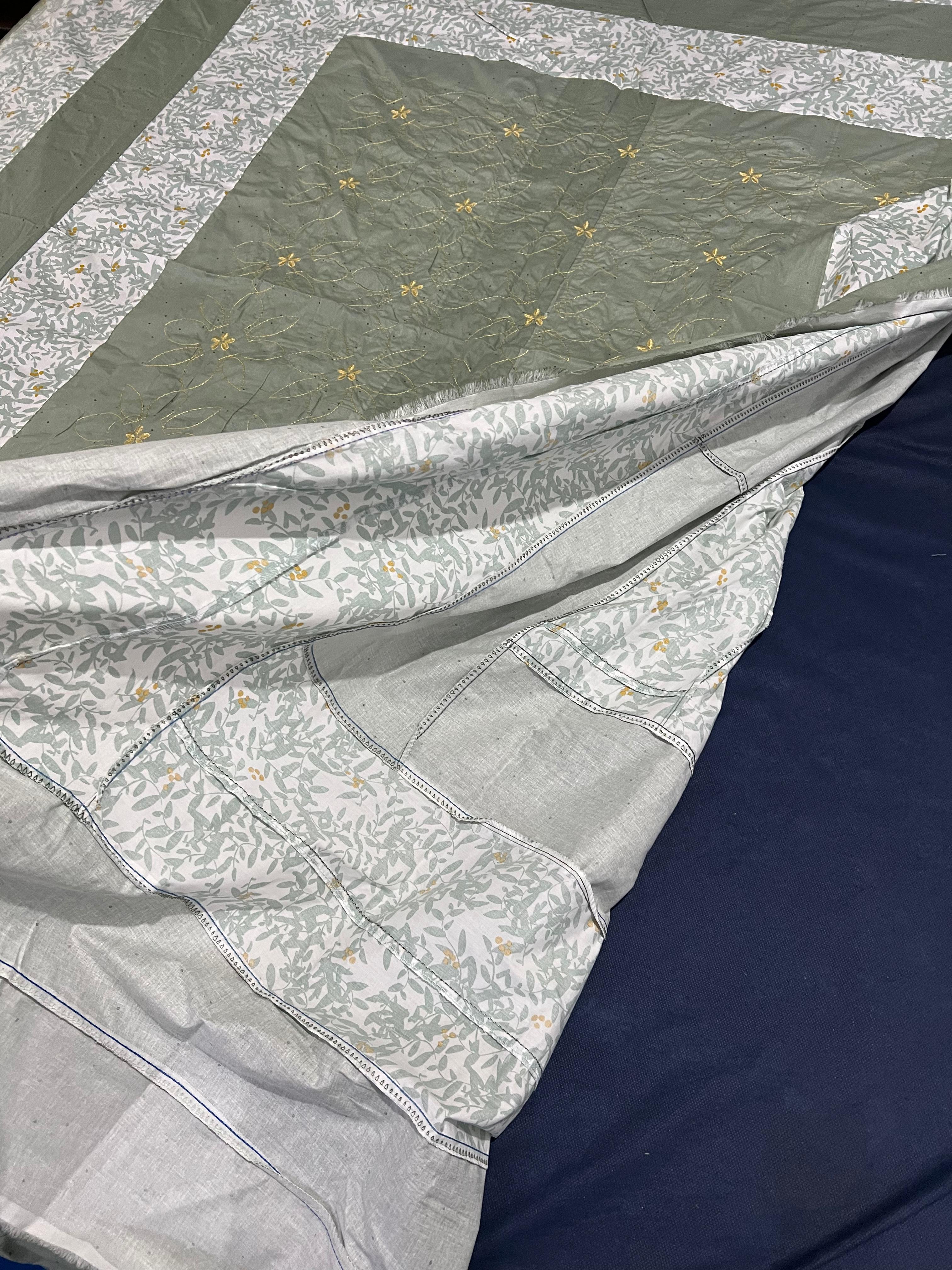 Pure Cotton Patch Work Bedsheets
