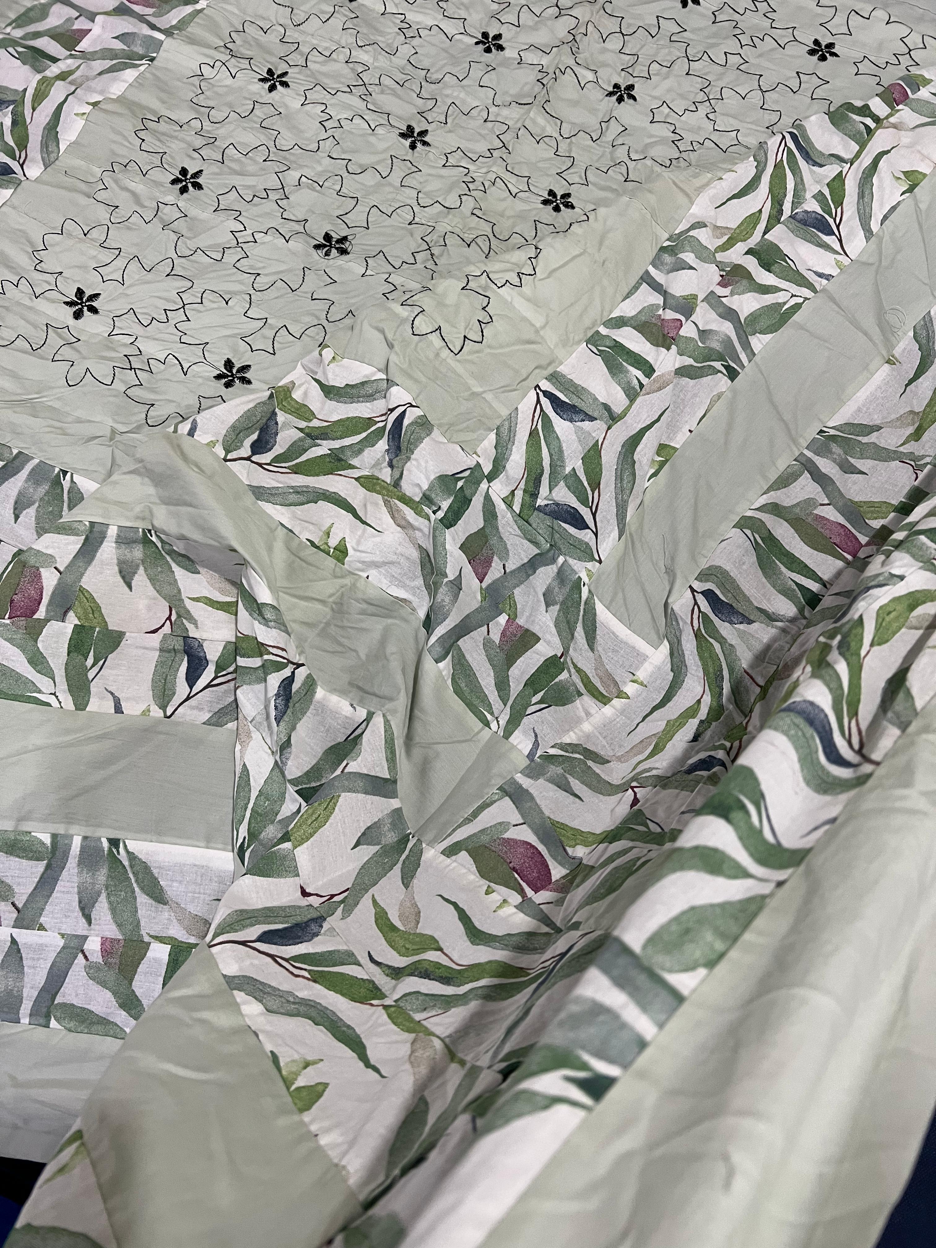 Pure Cotton Patch Work Bedsheets