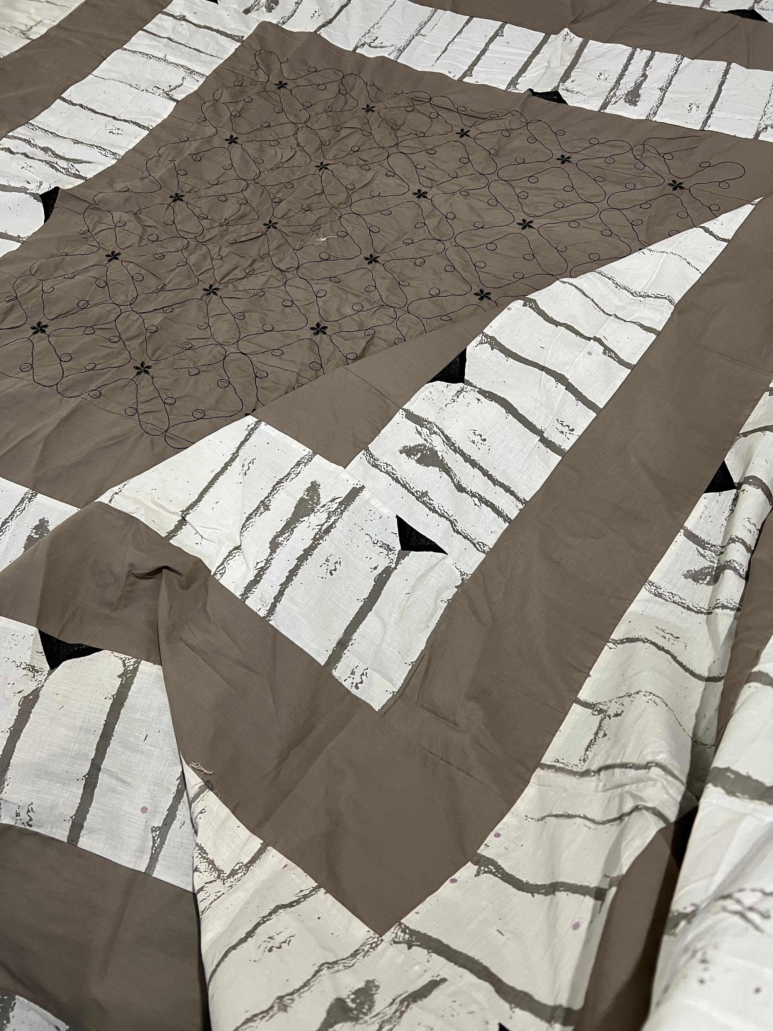 Pure Cotton Patch Work Bedsheets