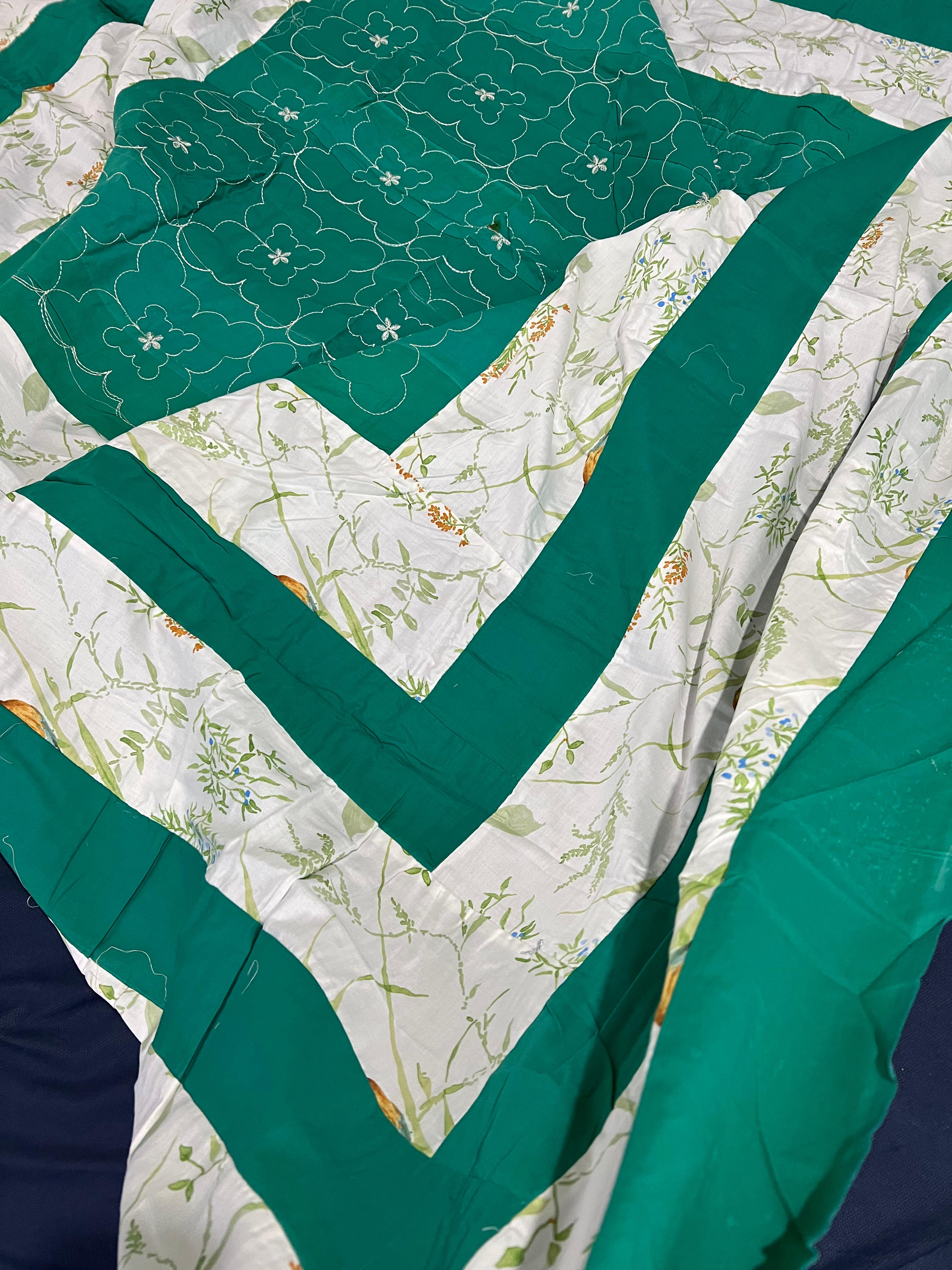 Pure Cotton Patch Work Bedsheets