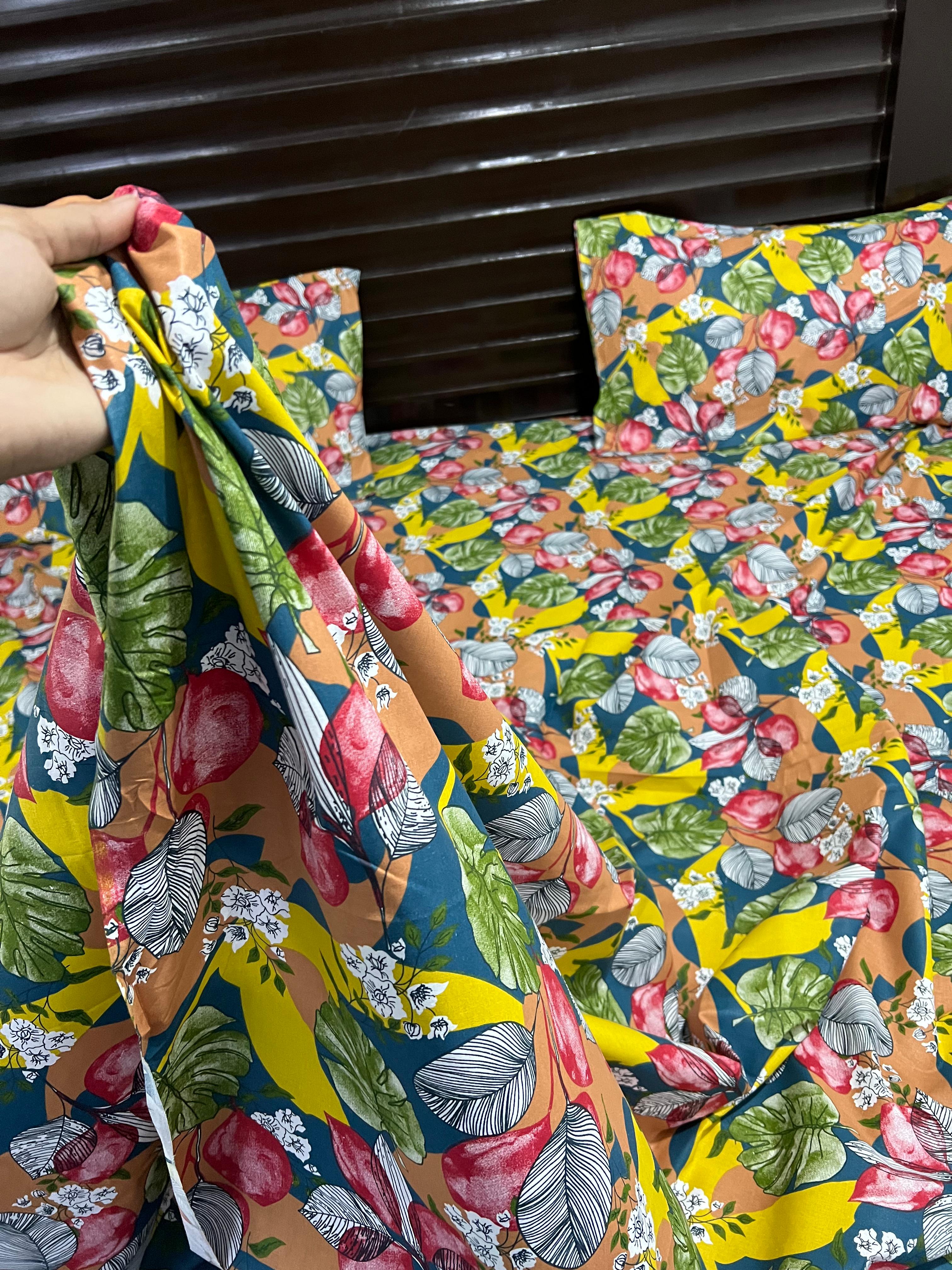 100% Pure Cotton Luxury Bedsheet – Soft, Breathable & Premium Quality