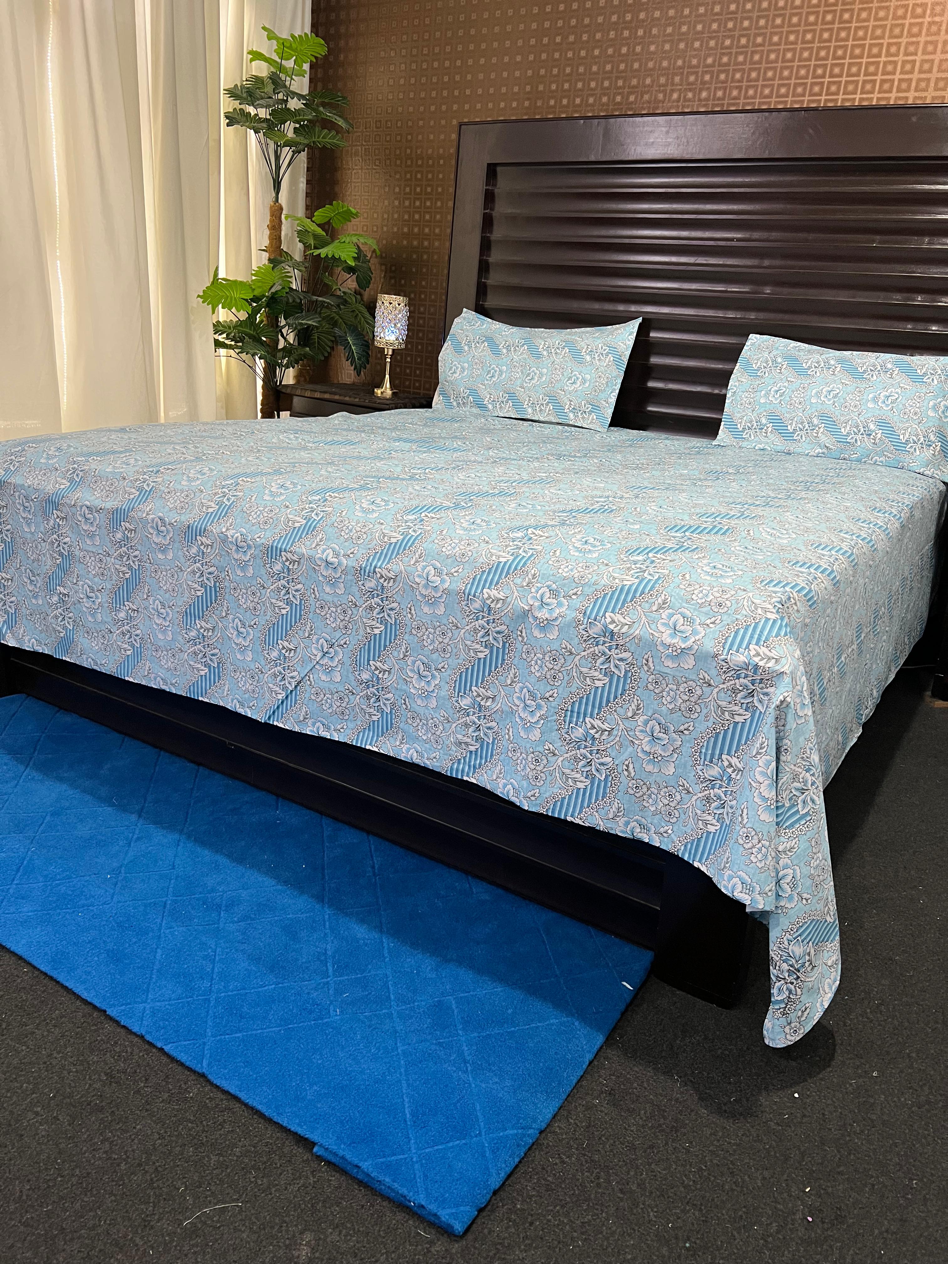 100% Pure Cotton Luxury Bedsheet – Soft, Breathable & Premium Quality