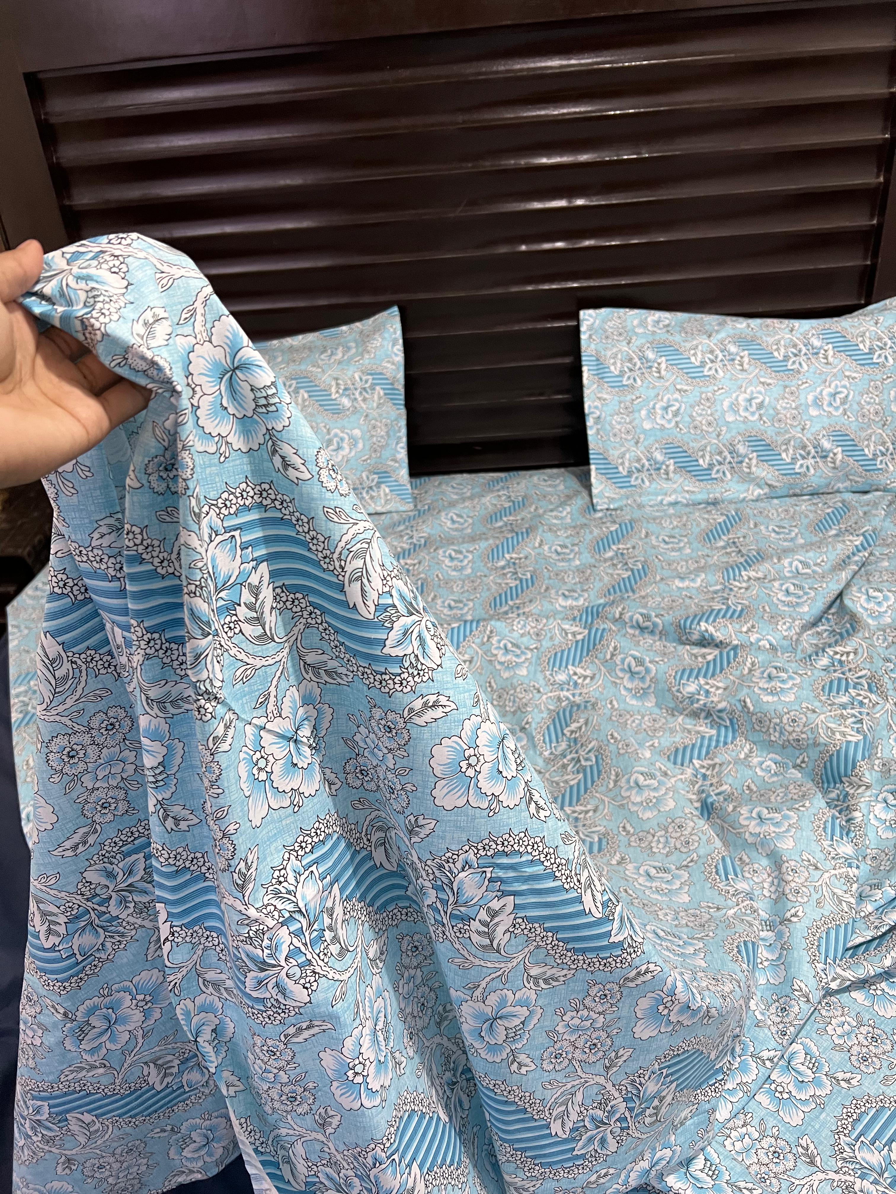 100% Pure Cotton Luxury Bedsheet – Soft, Breathable & Premium Quality