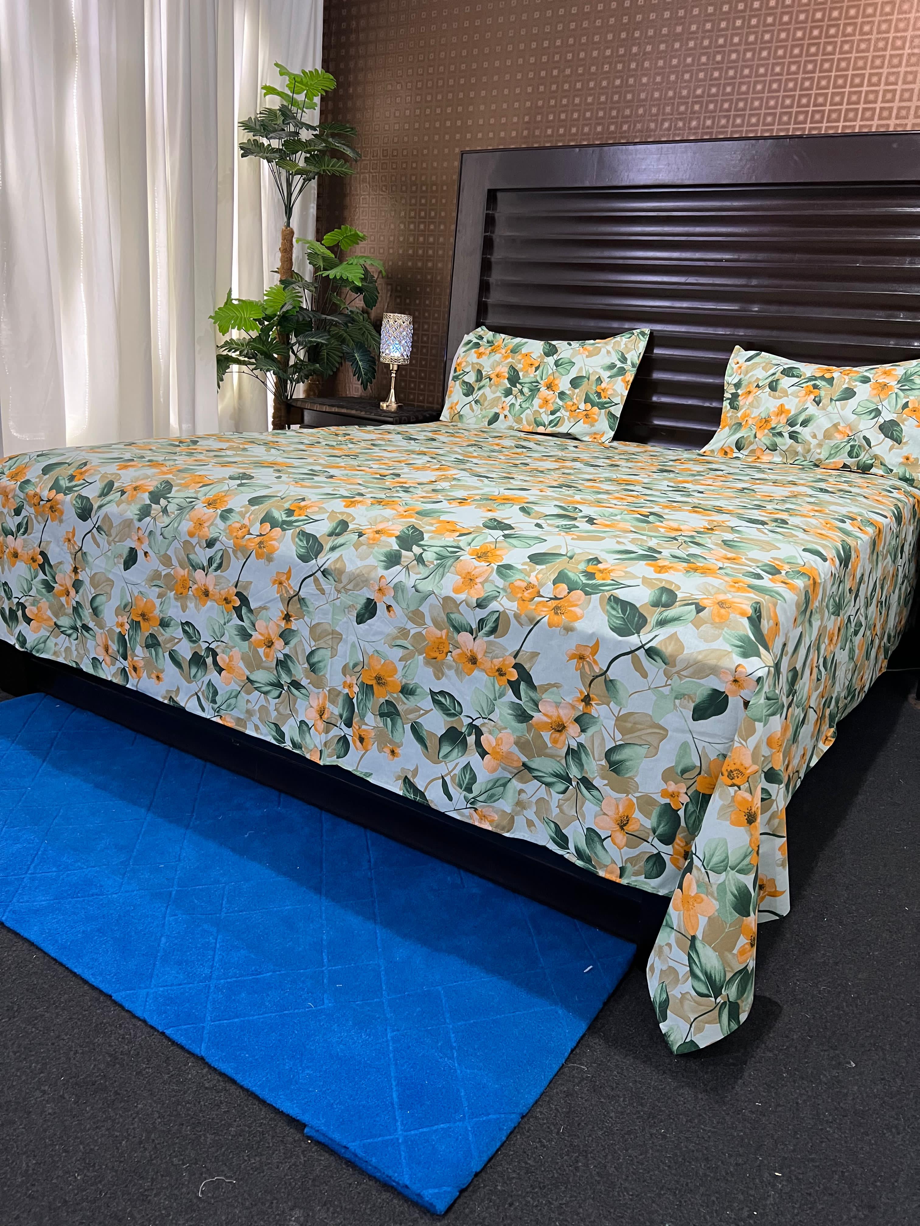 100% Pure Cotton Luxury Bedsheet – Soft, Breathable & Premium Quality