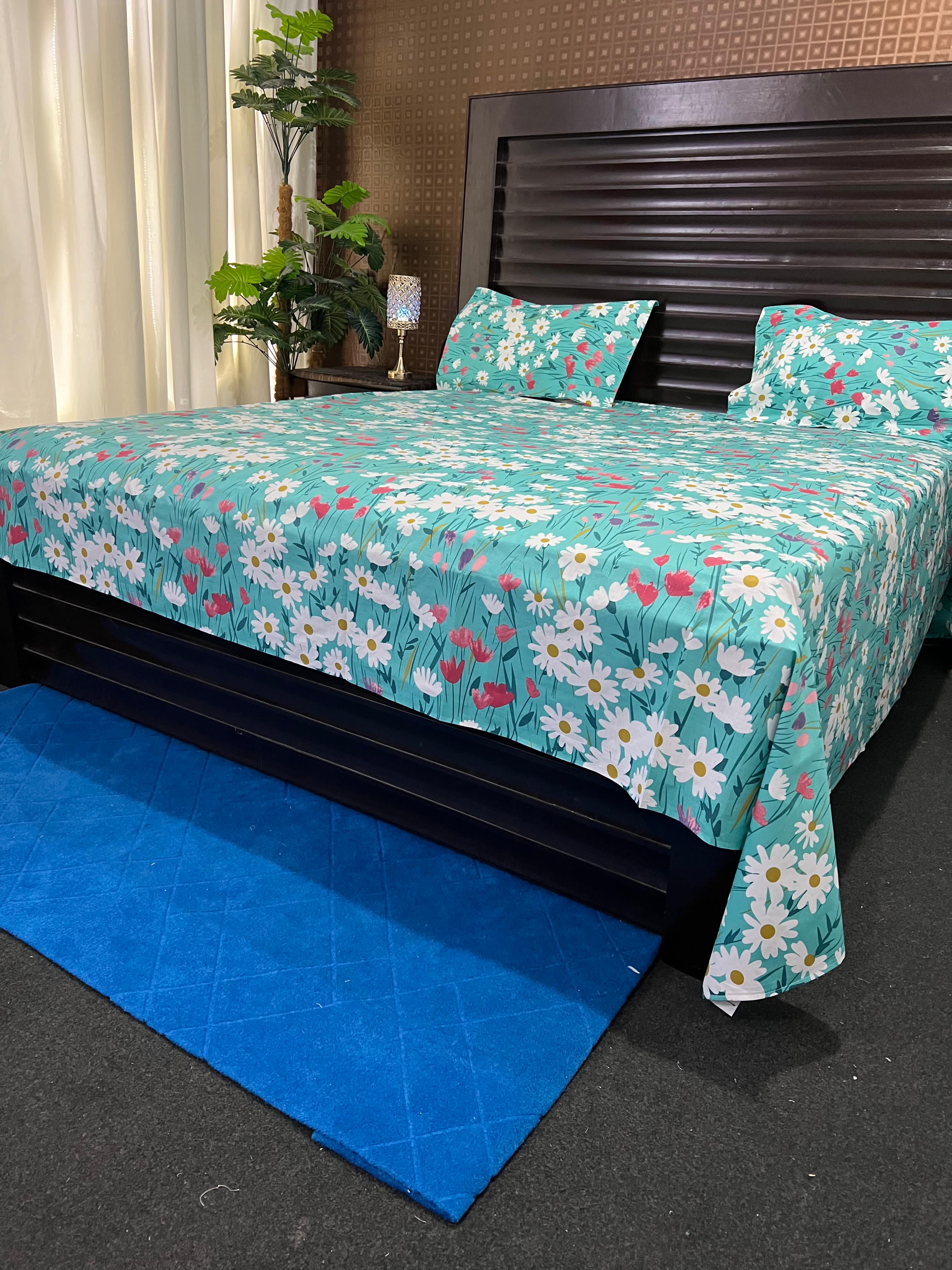 100% Pure Cotton Luxury Bedsheet – Soft, Breathable & Premium Quality