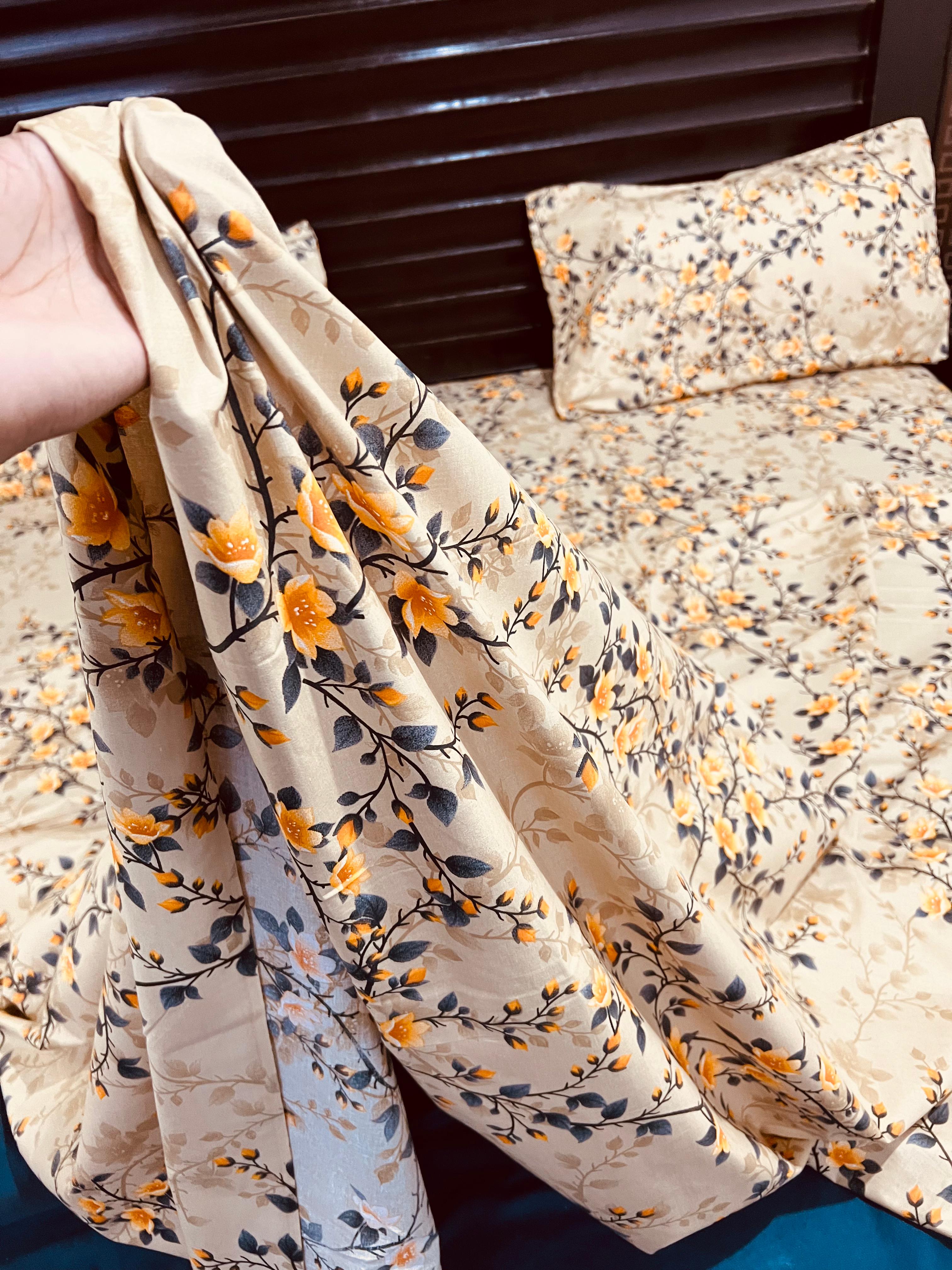 100% Pure Cotton Luxury Bedsheet – Soft, Breathable & Premium Quality