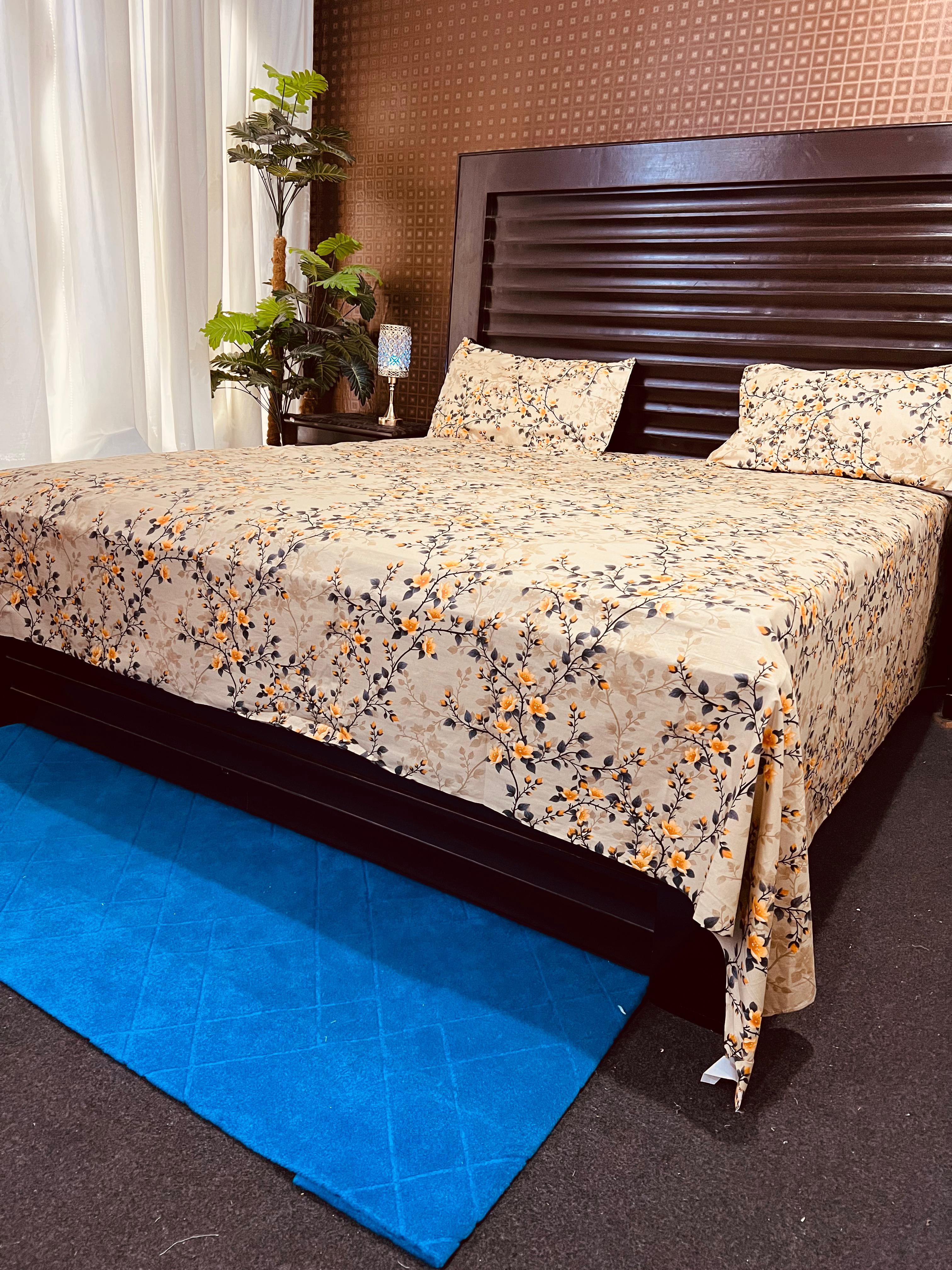 100% Pure Cotton Luxury Bedsheet – Soft, Breathable & Premium Quality