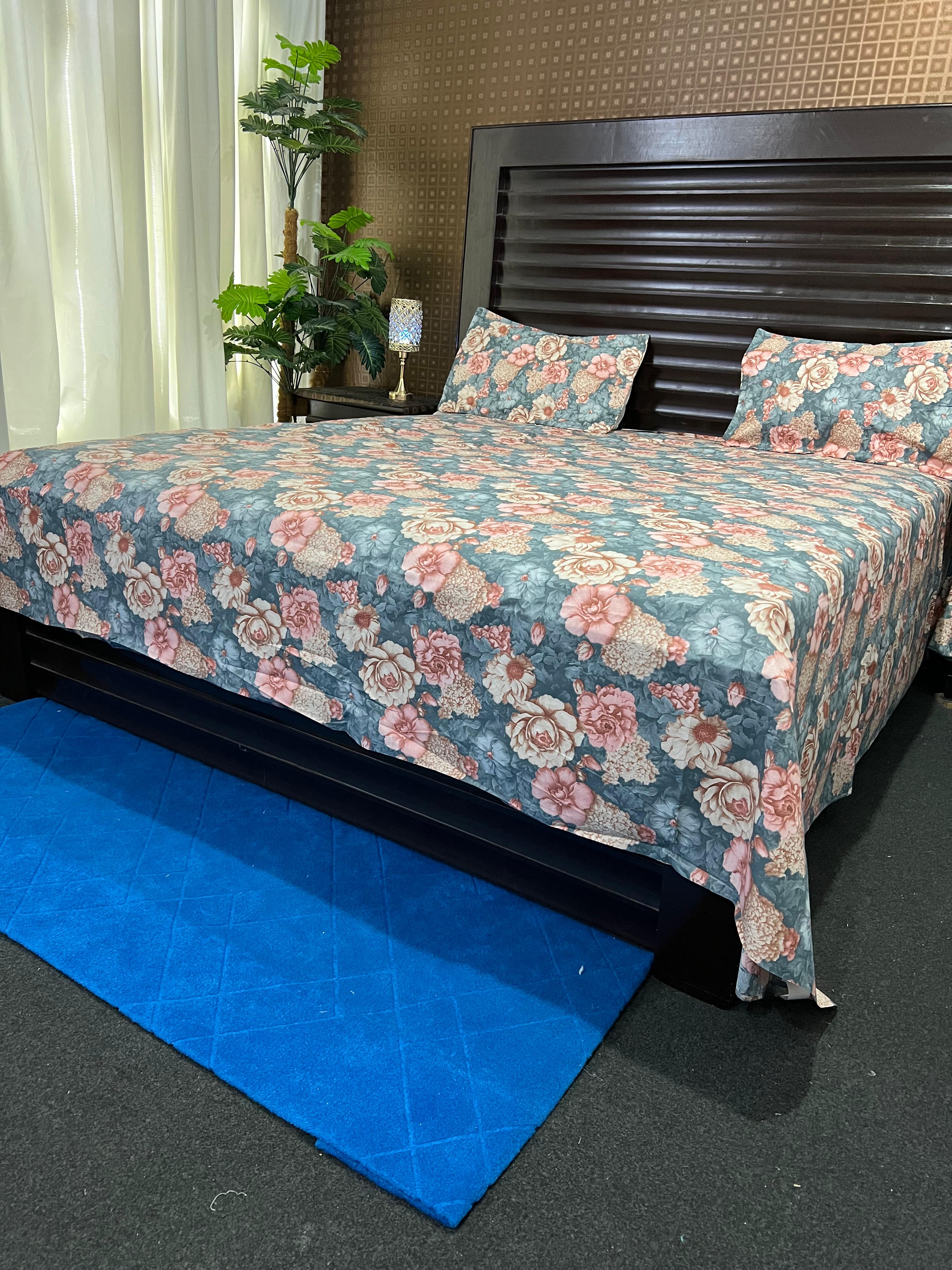 100% Pure Cotton Luxury Bedsheet – Soft, Breathable & Premium Quality