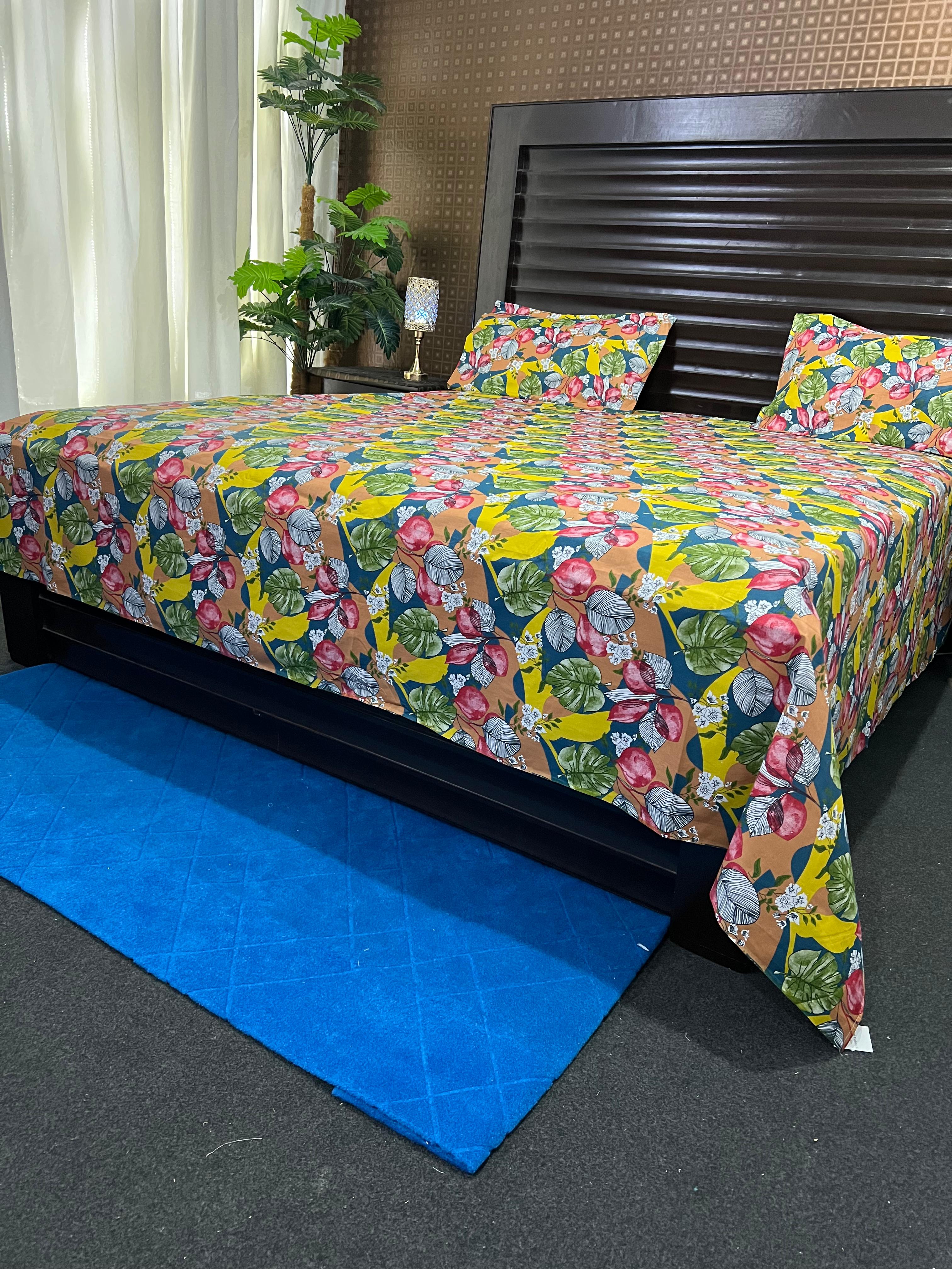 100% Pure Cotton Luxury Bedsheet – Soft, Breathable & Premium Quality