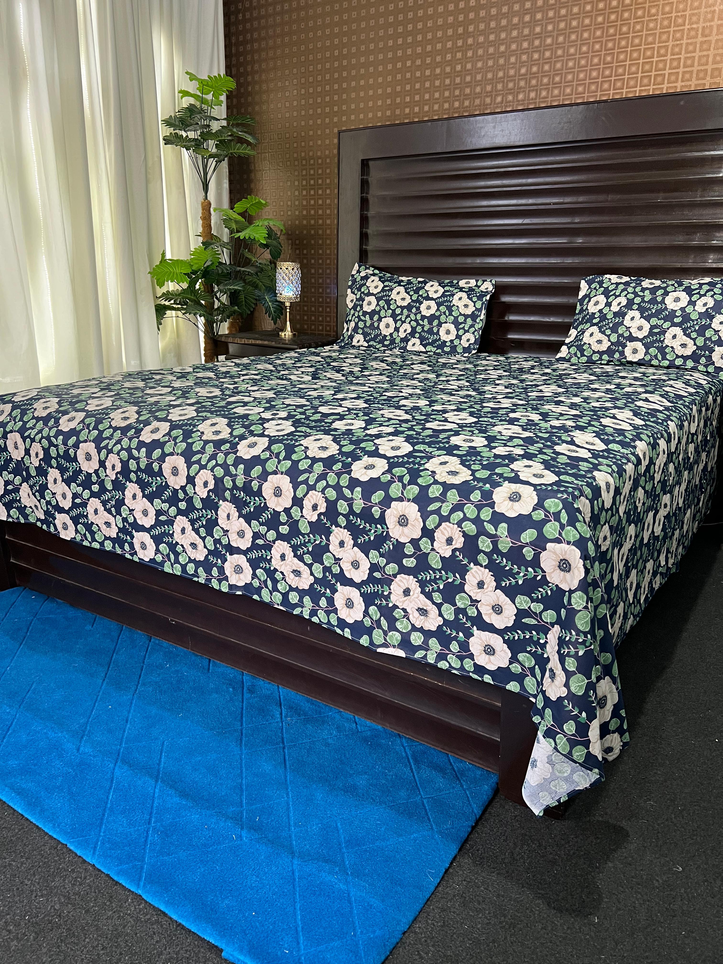 100% Pure Cotton Luxury Bedsheet – Soft, Breathable & Premium Quality