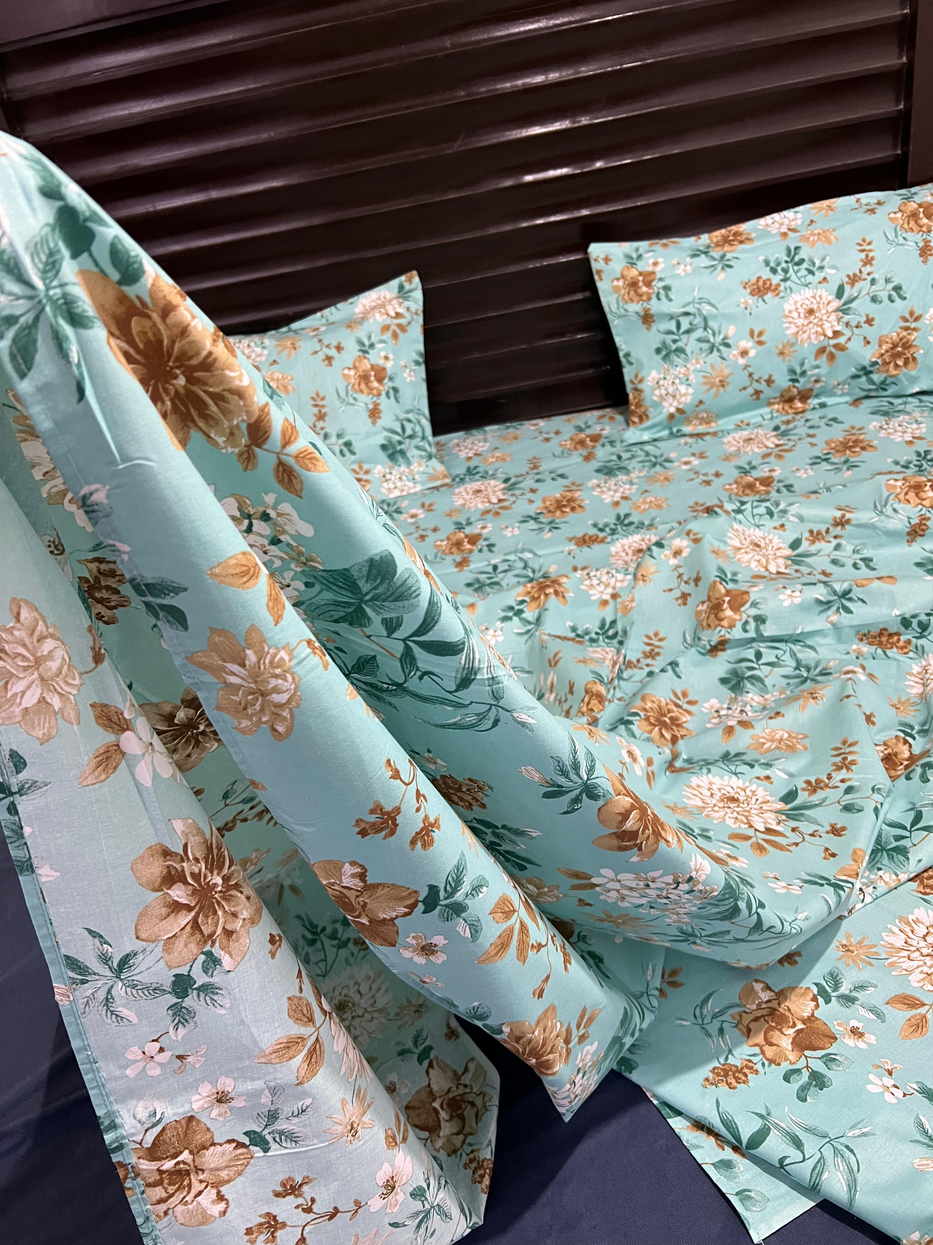 100% Pure Cotton Luxury Bedsheet – Soft, Breathable & Premium Quality