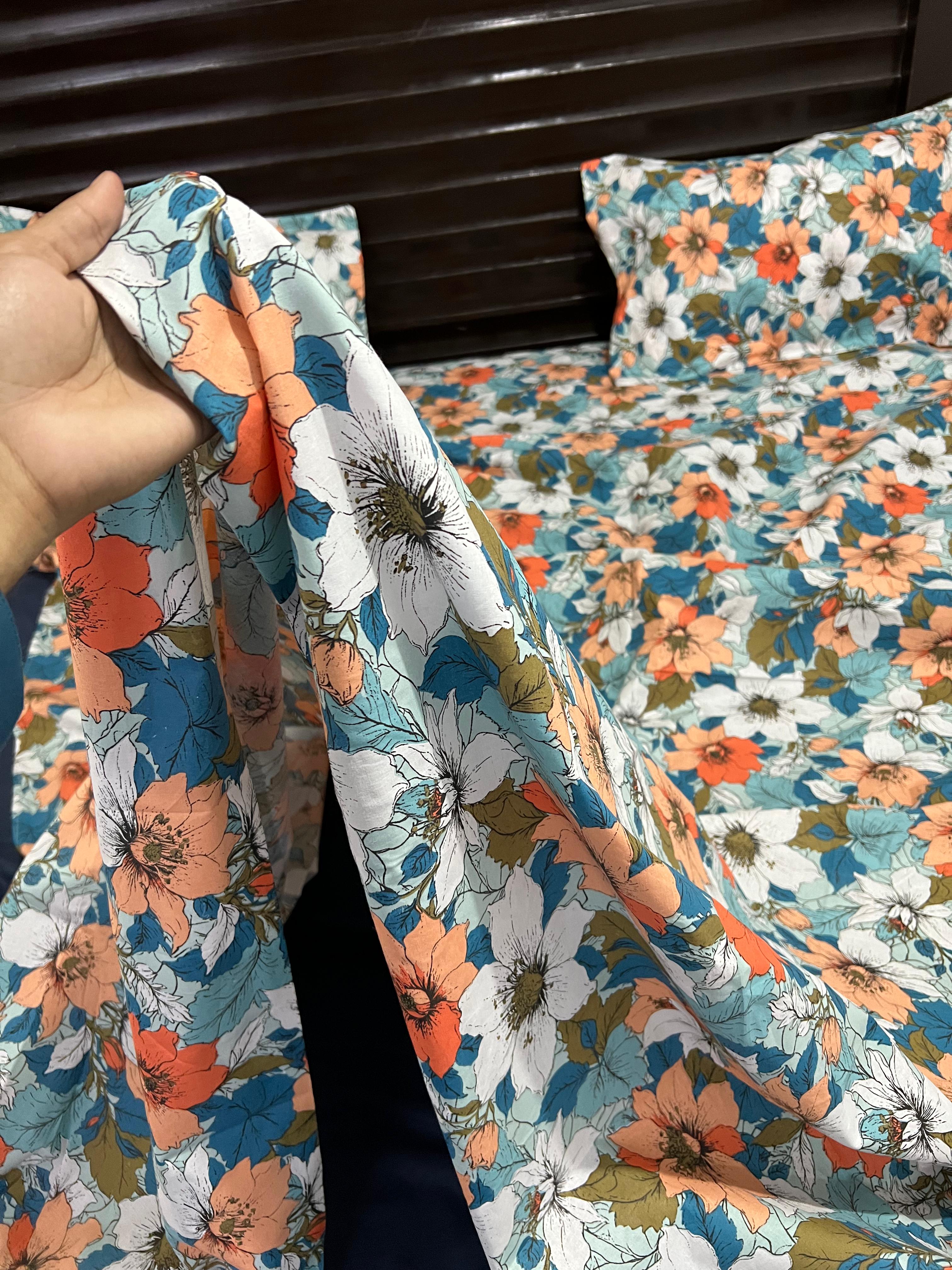 100% Pure Cotton Luxury Bedsheet – Soft, Breathable & Premium Quality