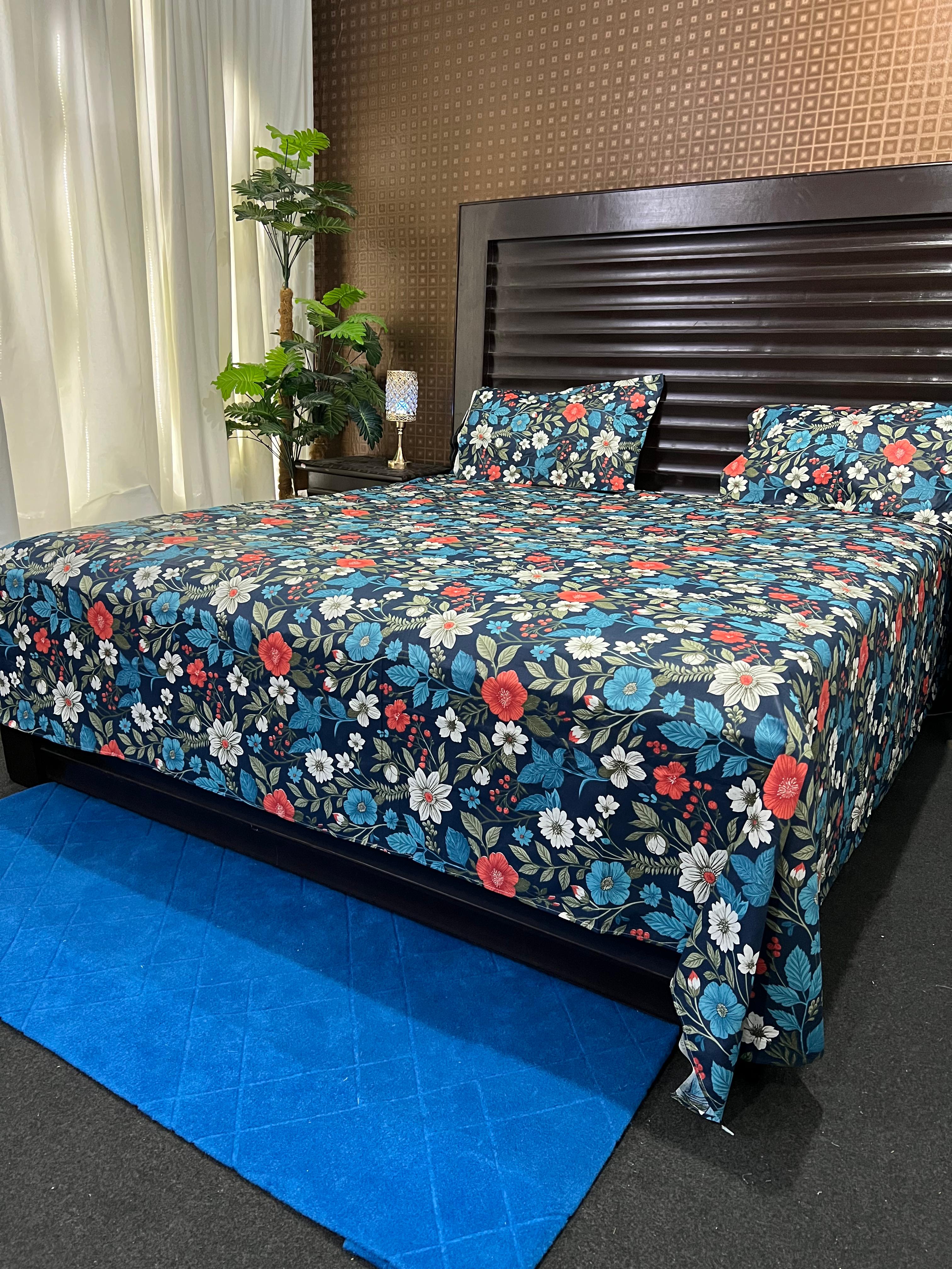 100% Pure Cotton Luxury Bedsheet – Soft, Breathable & Premium Quality