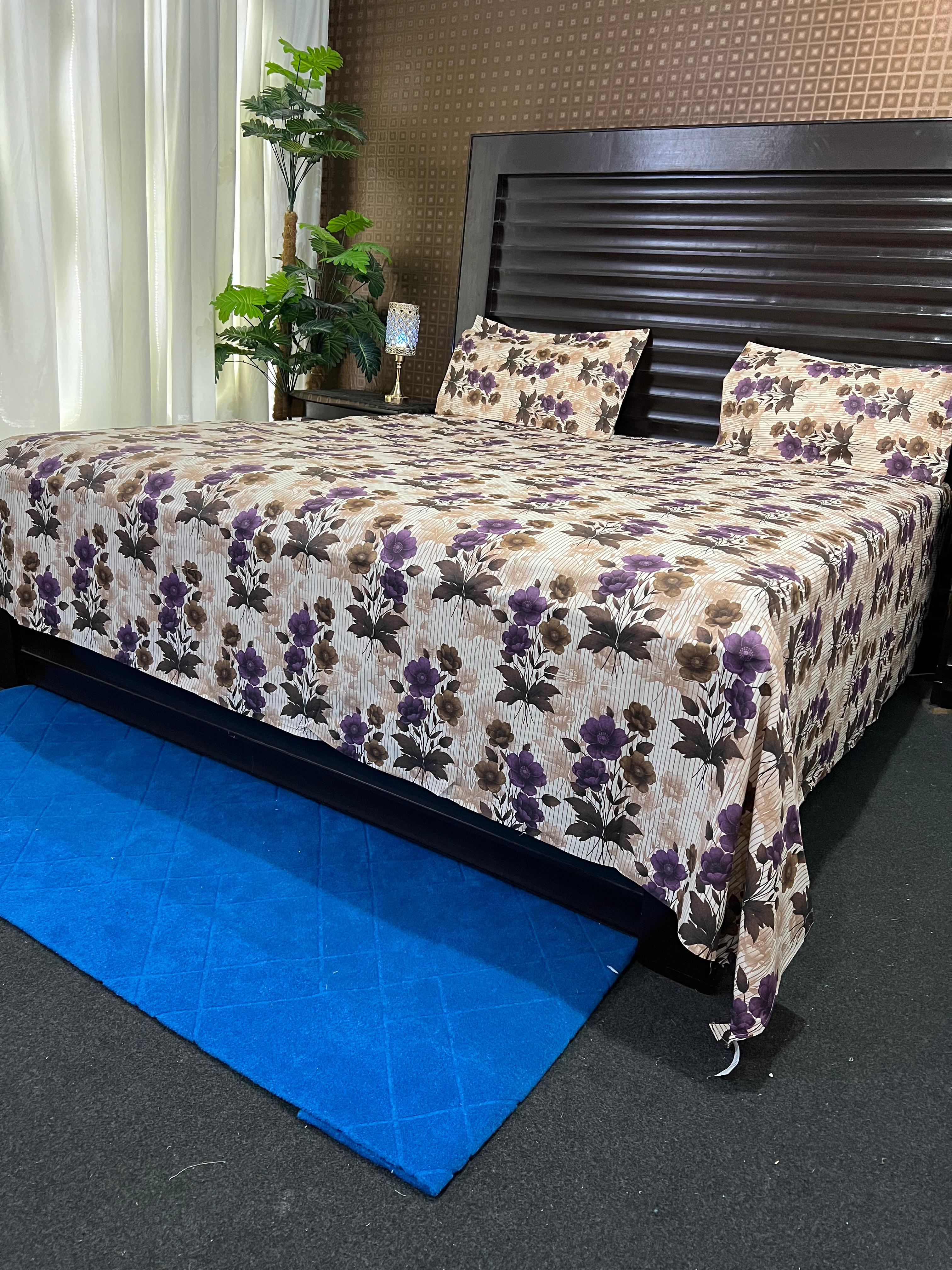 100% Pure Cotton Luxury Bedsheet – Soft, Breathable & Premium Quality