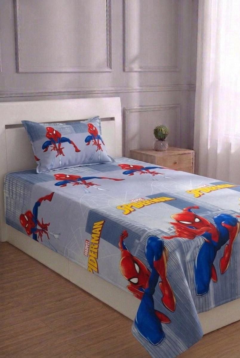100% Pure Cotton Luxury Single Bedsheet – Soft, Breathable & Premium Quality