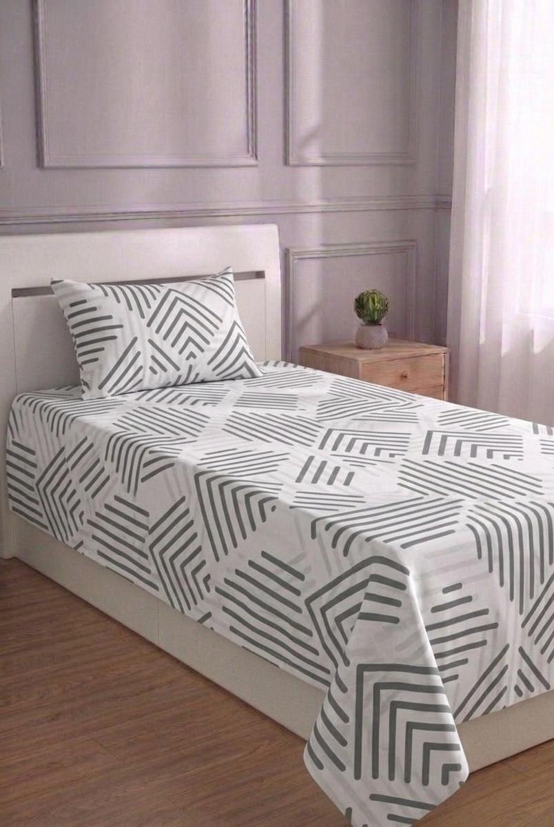 100% Pure Cotton Luxury Single Bedsheet – Soft, Breathable & Premium Quality