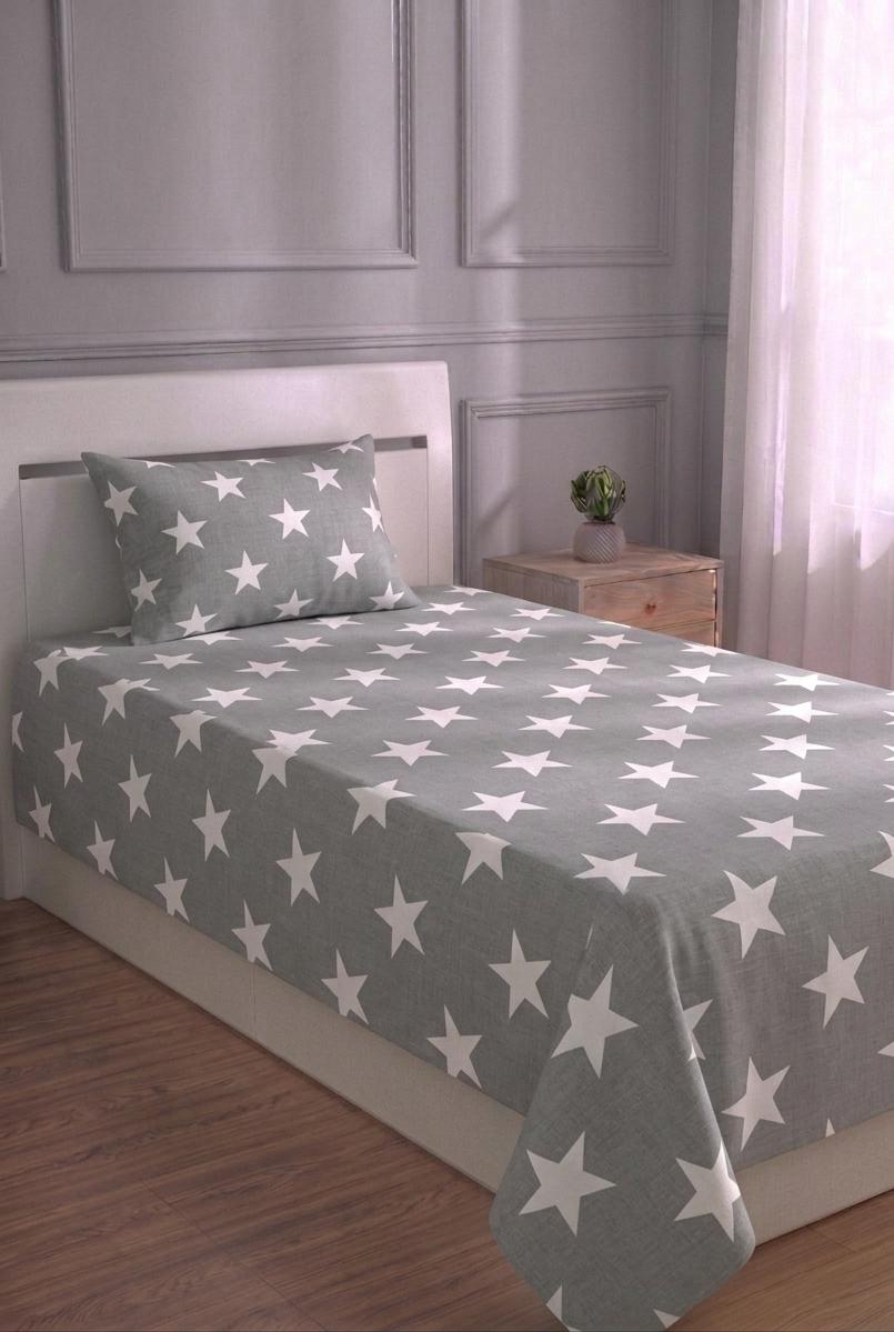 100% Pure Cotton Luxury Single Bedsheet – Soft, Breathable & Premium Quality