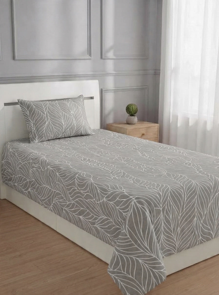 100% Pure Cotton Luxury Single Bedsheet – Soft, Breathable & Premium Quality