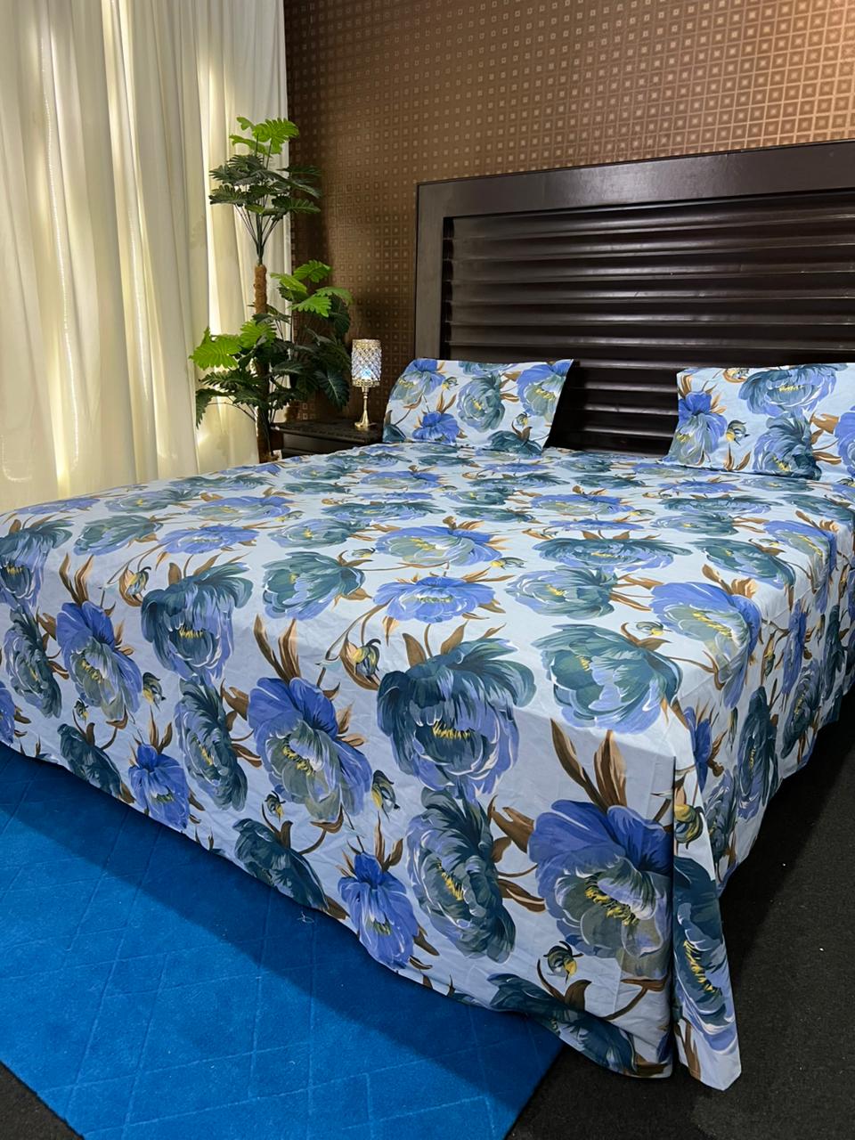 100% Pure Cotton Luxury Bedsheet – Soft, Breathable & Premium Quality