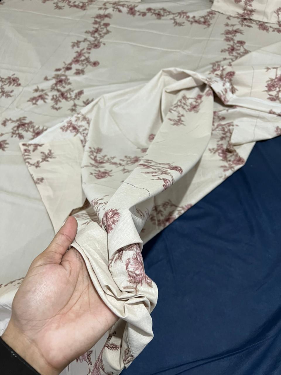 100% Pure Cotton Luxury Bedsheet – Soft, Breathable & Premium Quality