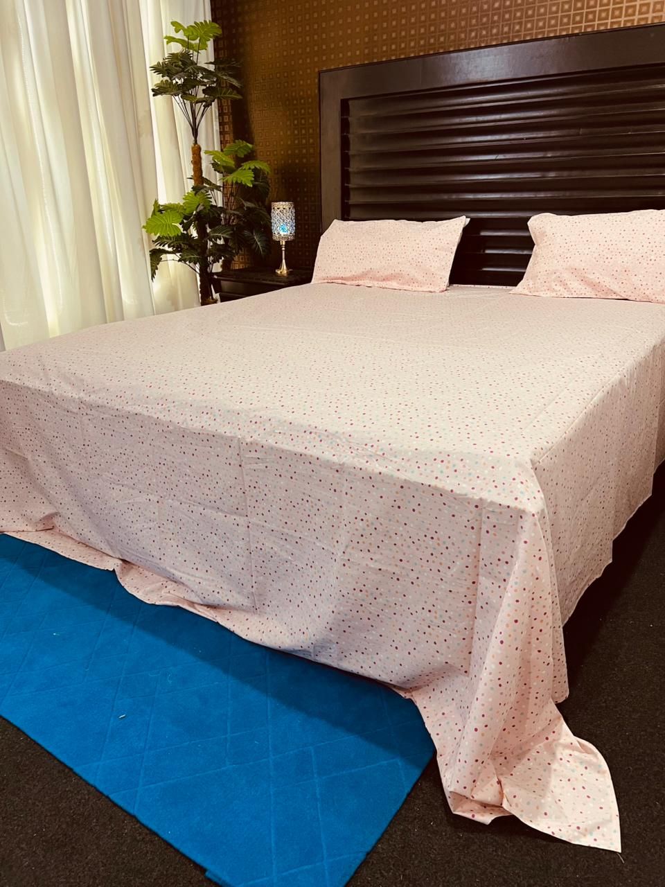 100% Pure Cotton Luxury Bedsheet – Soft, Breathable & Premium Quality
