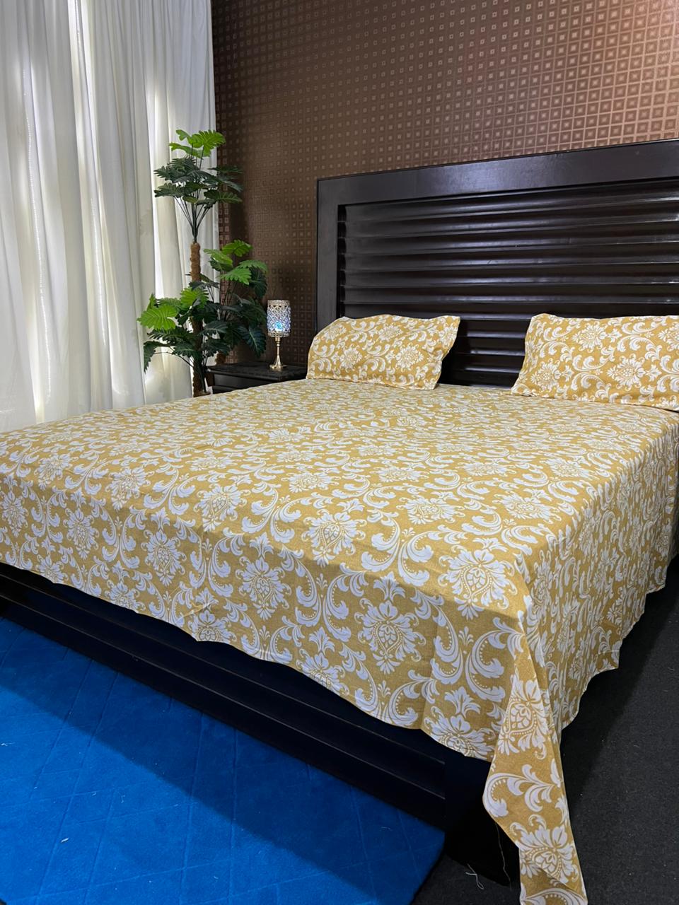 100% Pure Cotton Luxury Bedsheet – Soft, Breathable & Premium Quality