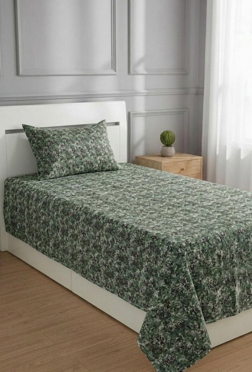 100% Pure Cotton Luxury Single Bedsheet – Soft, Breathable & Premium Quality