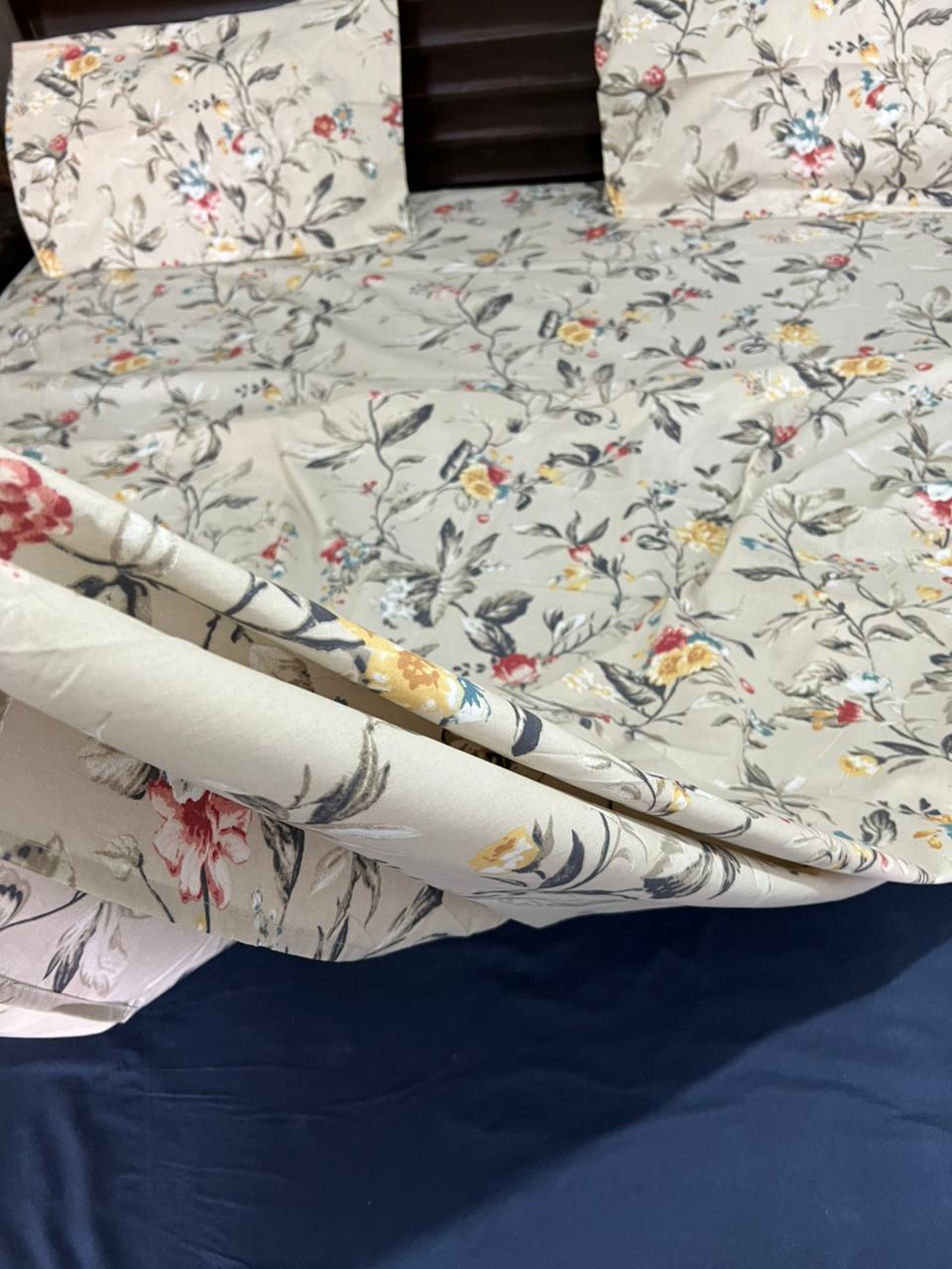 100% Pure Cotton Luxury Bedsheet – Soft, Breathable & Premium Quality