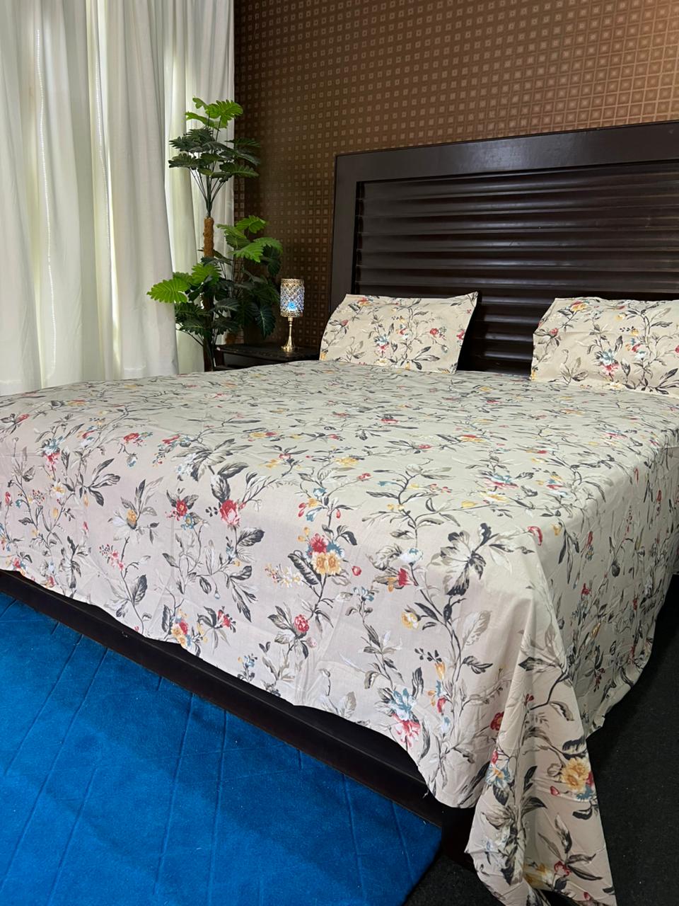 100% Pure Cotton Luxury Bedsheet – Soft, Breathable & Premium Quality