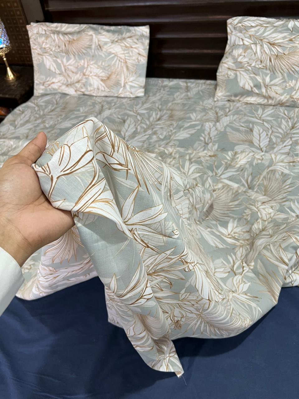100% Pure Cotton Luxury Bedsheet – Soft, Breathable & Premium Quality