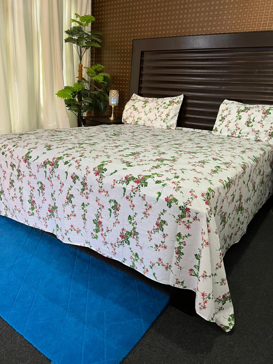 100% Pure Cotton Luxury Bedsheet – Soft, Breathable & Premium Quality