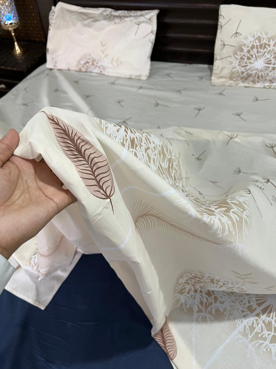 100% Pure Cotton Luxury Bedsheet – Soft, Breathable & Premium Quality