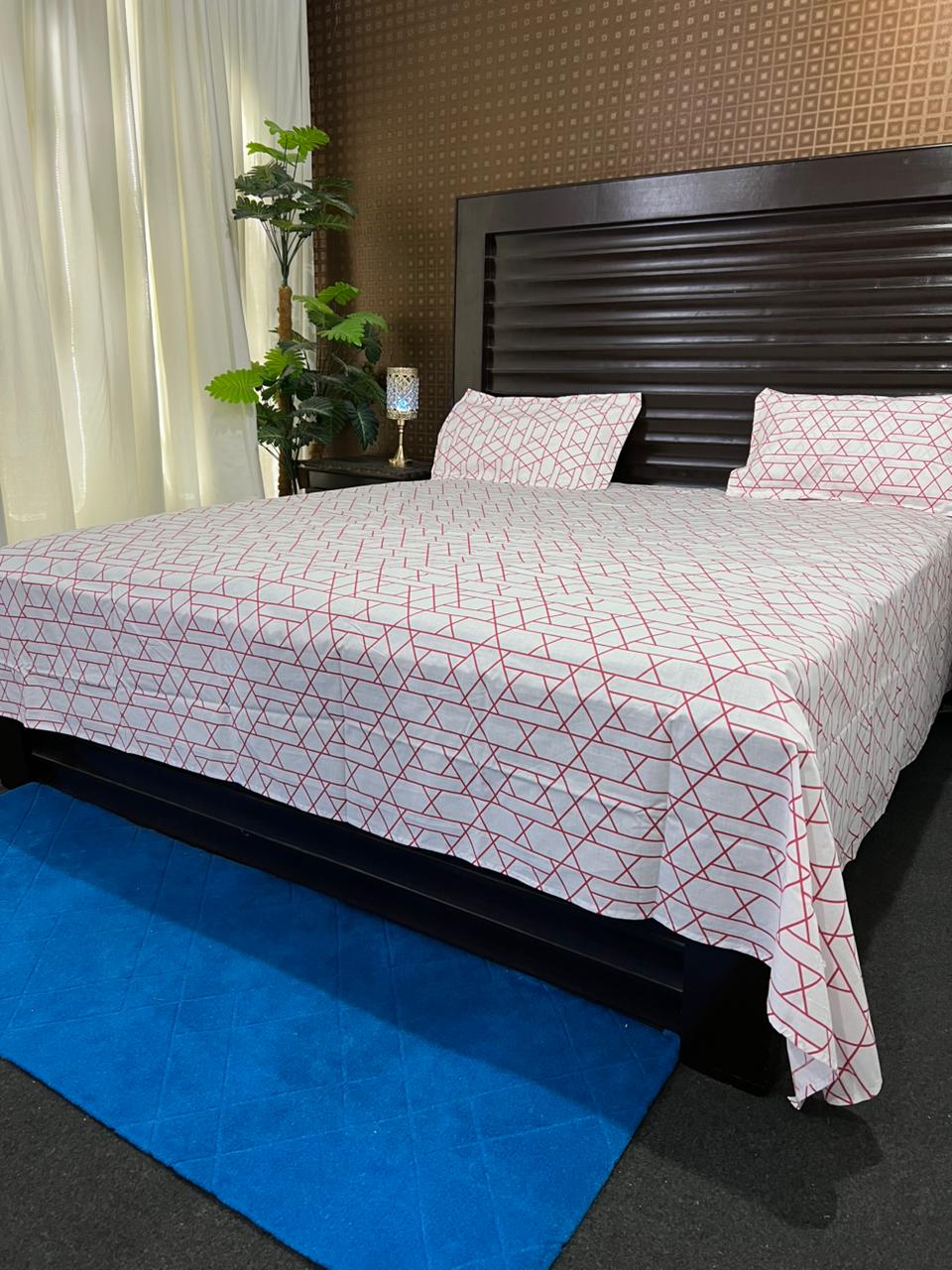 100% Pure Cotton Luxury Bedsheet – Soft, Breathable & Premium Quality