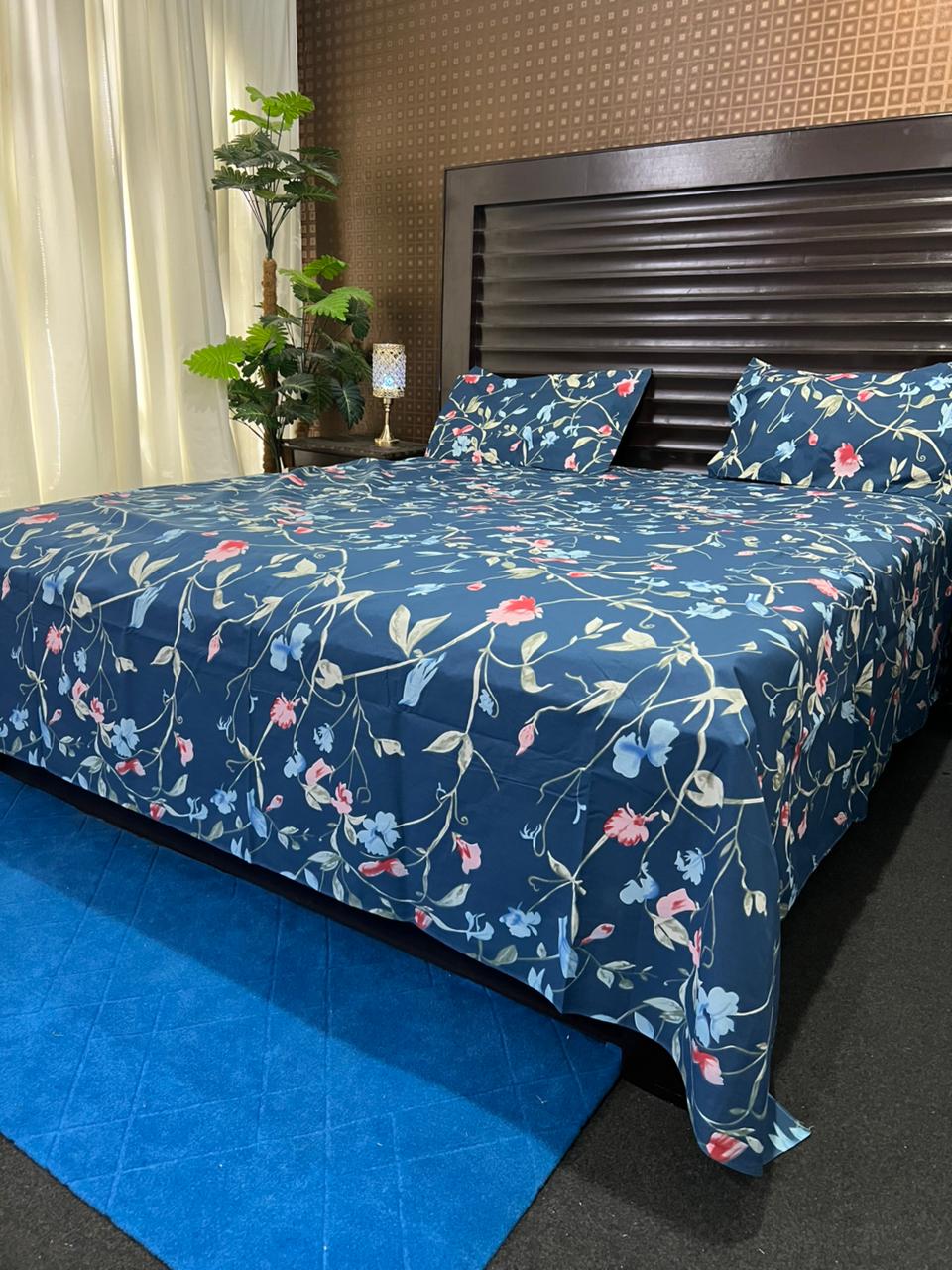 100% Pure Cotton Luxury Bedsheet – Soft, Breathable & Premium Quality