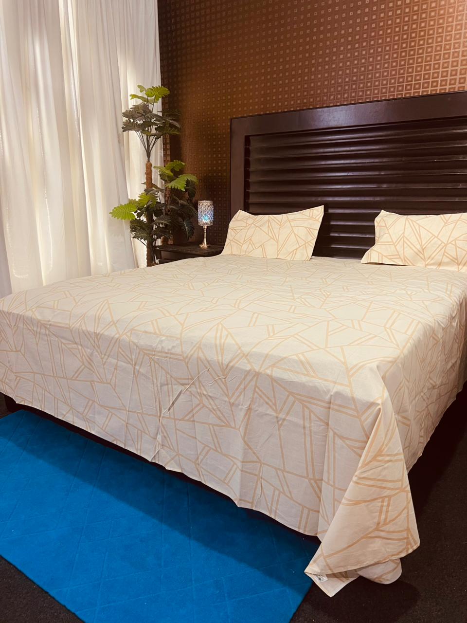 100% Pure Cotton Luxury Bedsheet – Soft, Breathable & Premium Quality