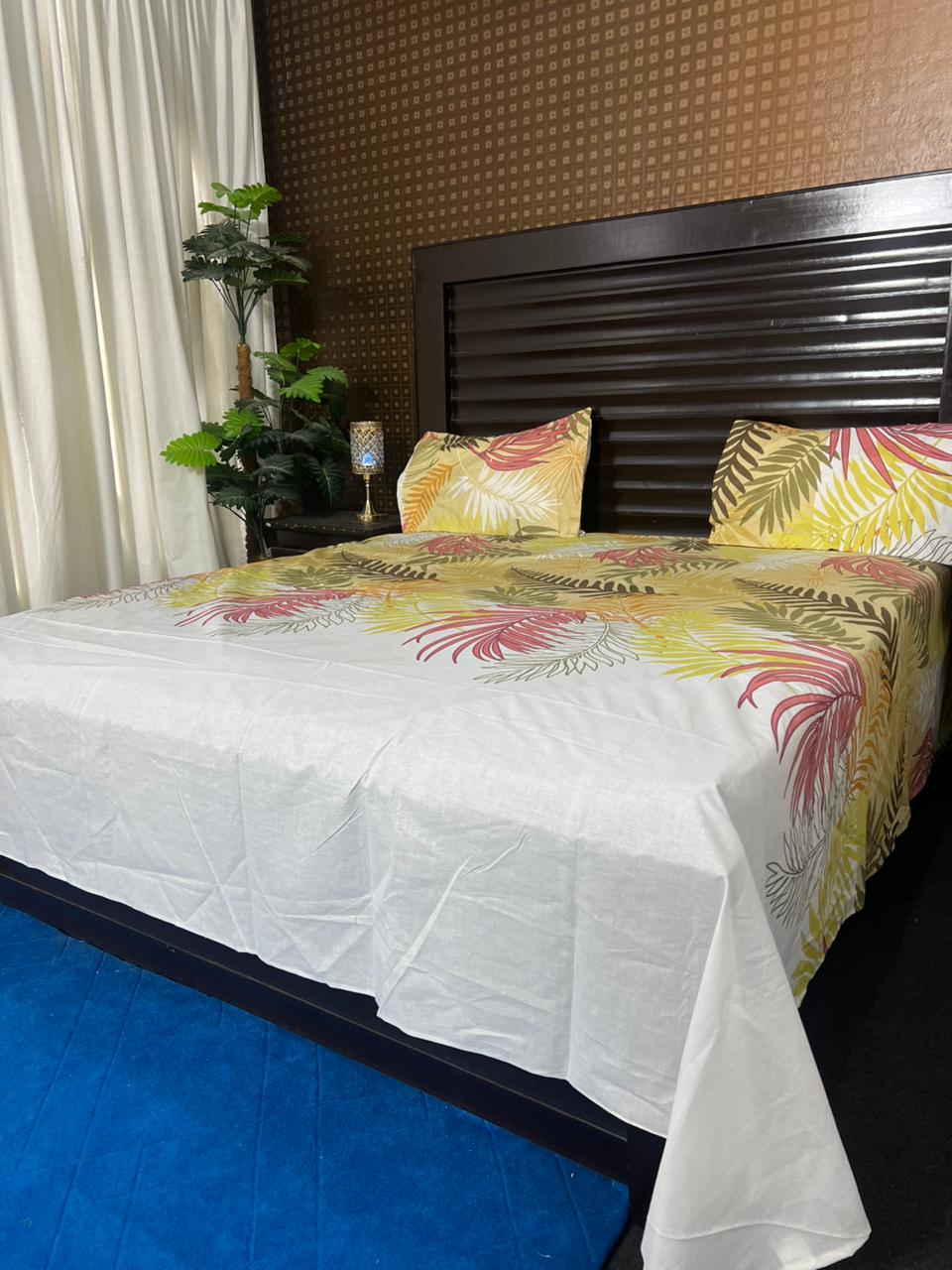 100% Pure Cotton Luxury Bedsheet – Soft, Breathable & Premium Quality