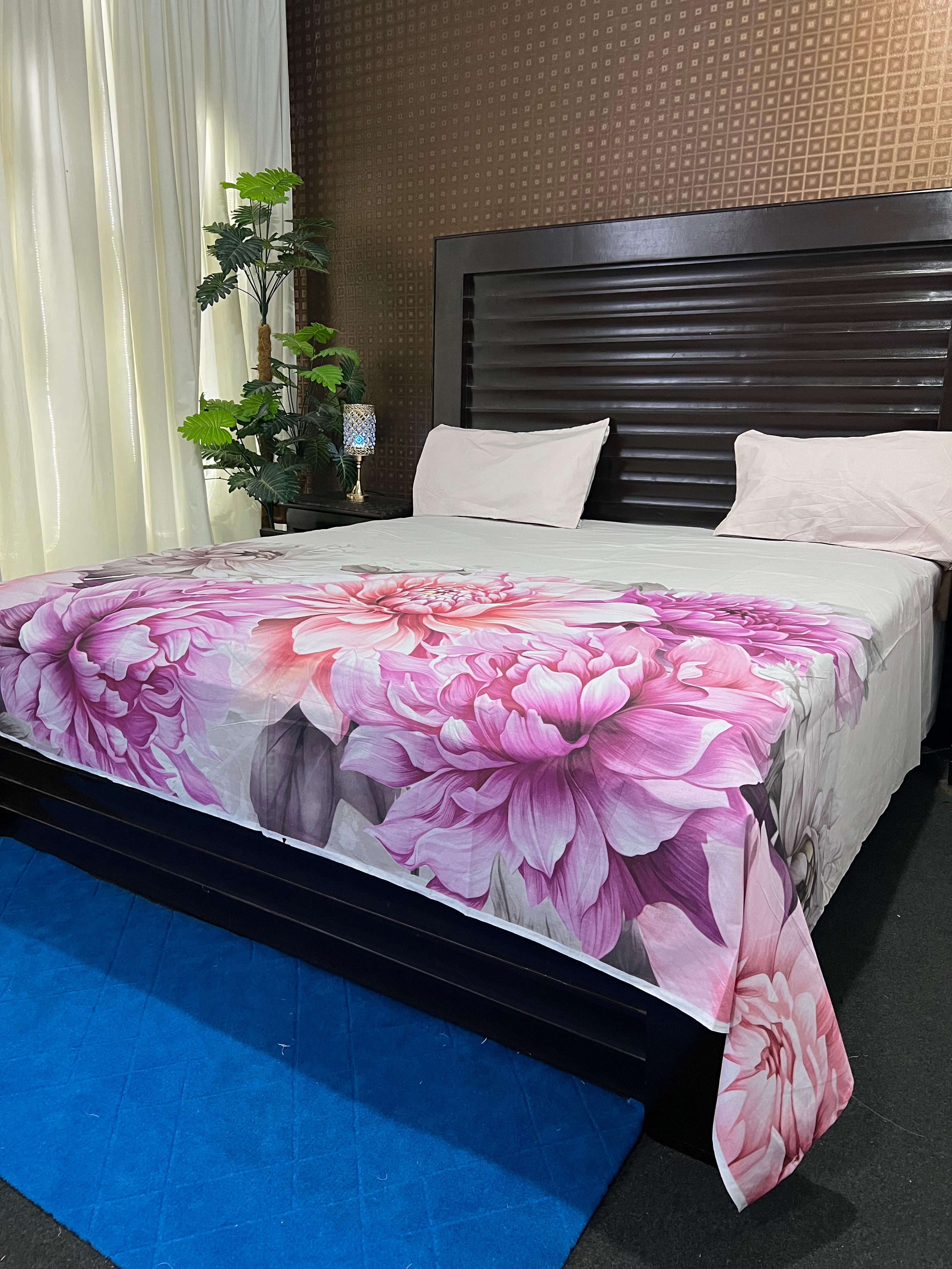 100% Pure Cotton Luxury Bedsheet – Soft, Breathable & Premium Quality