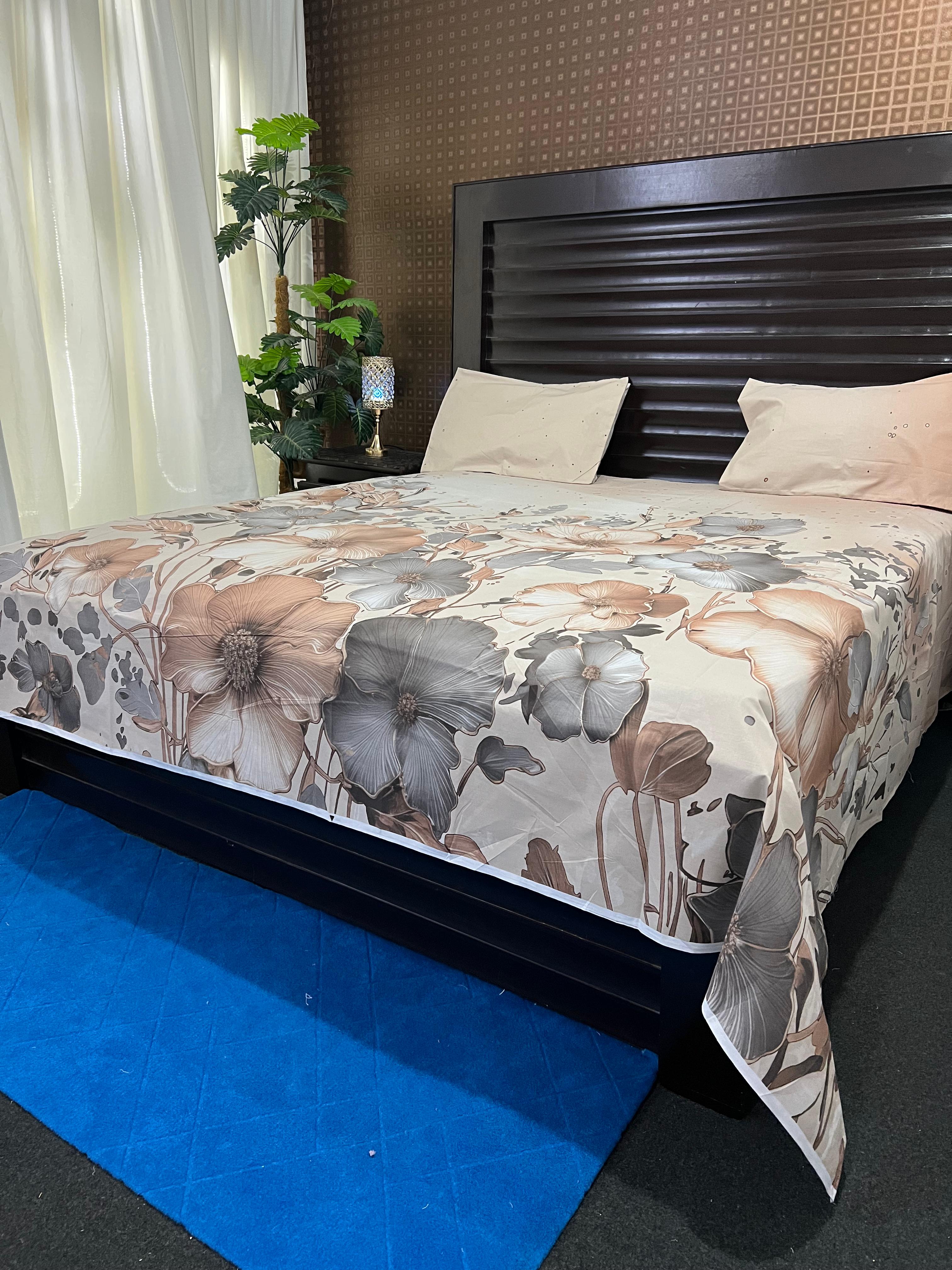 100% Pure Cotton Luxury Bedsheet – Soft, Breathable & Premium Quality