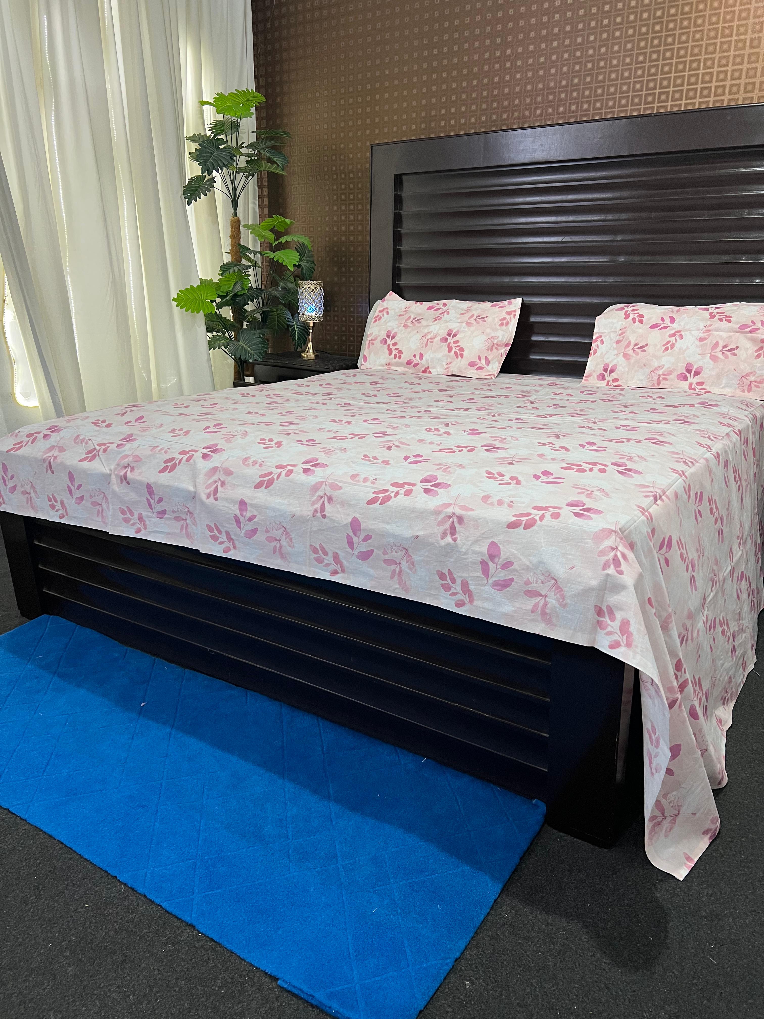 100% Pure Cotton Luxury Bedsheet – Soft, Breathable & Premium Quality