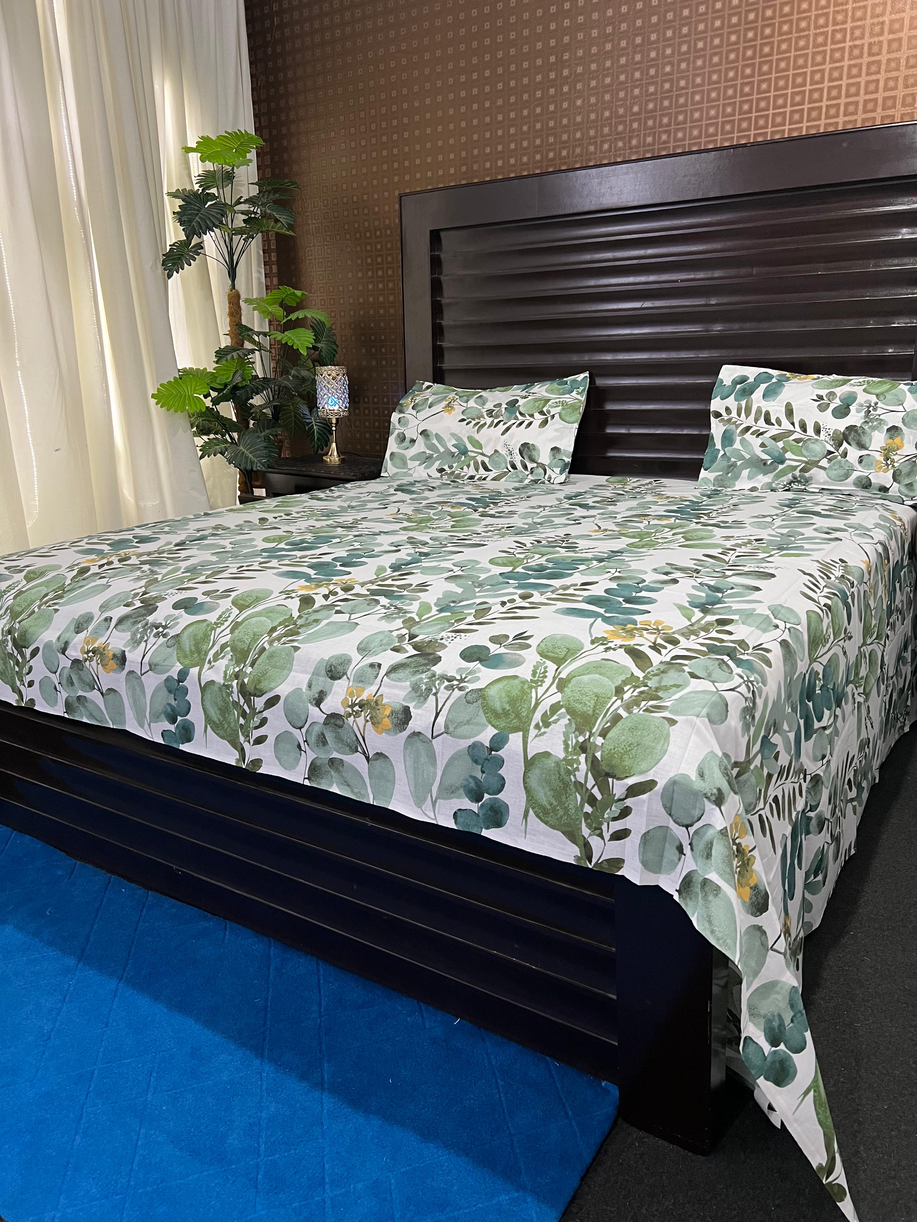 100% Pure Cotton Luxury Bedsheet – Soft, Breathable & Premium Quality
