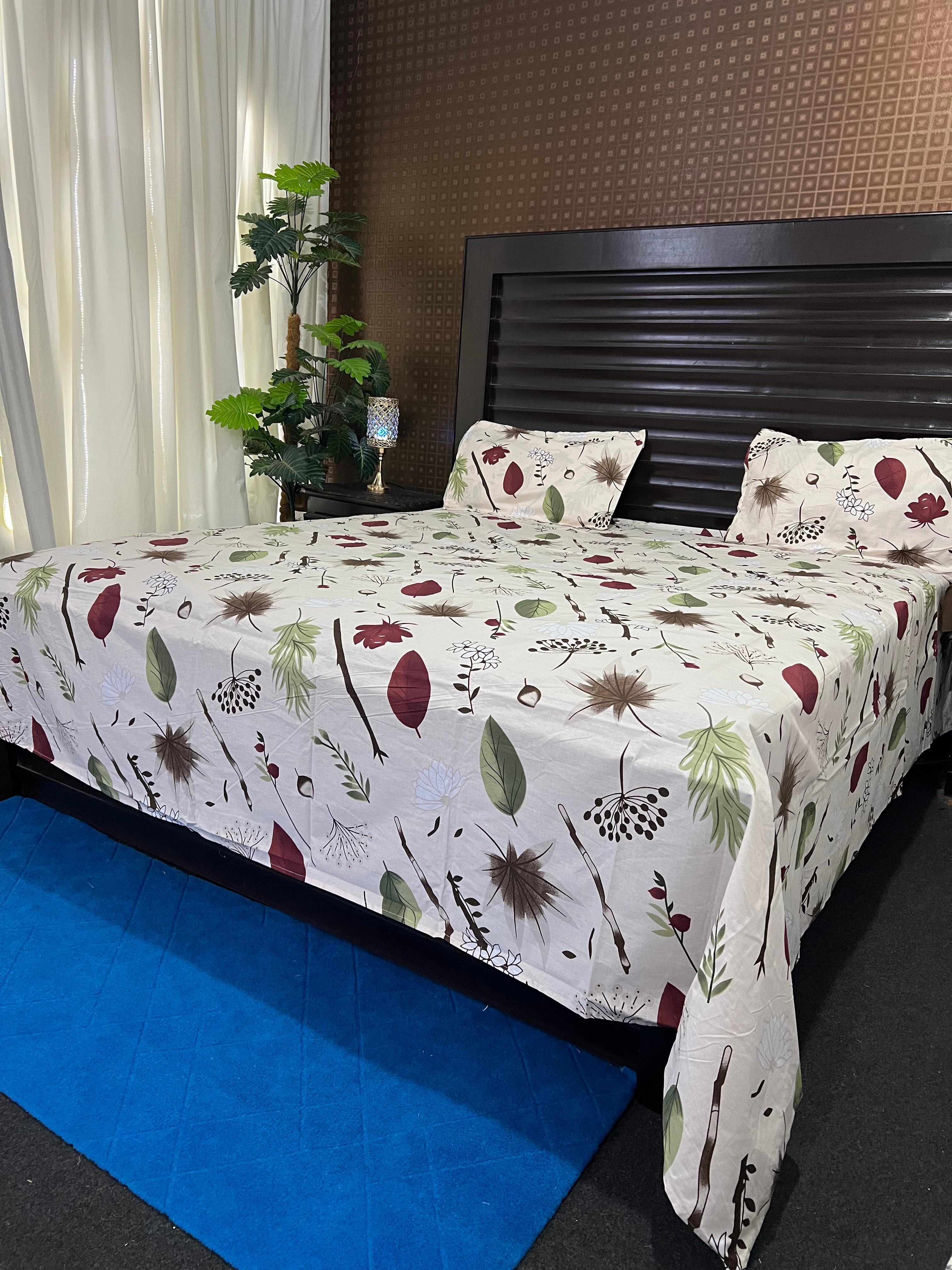 100% Pure Cotton Luxury Bedsheet – Soft, Breathable & Premium Quality