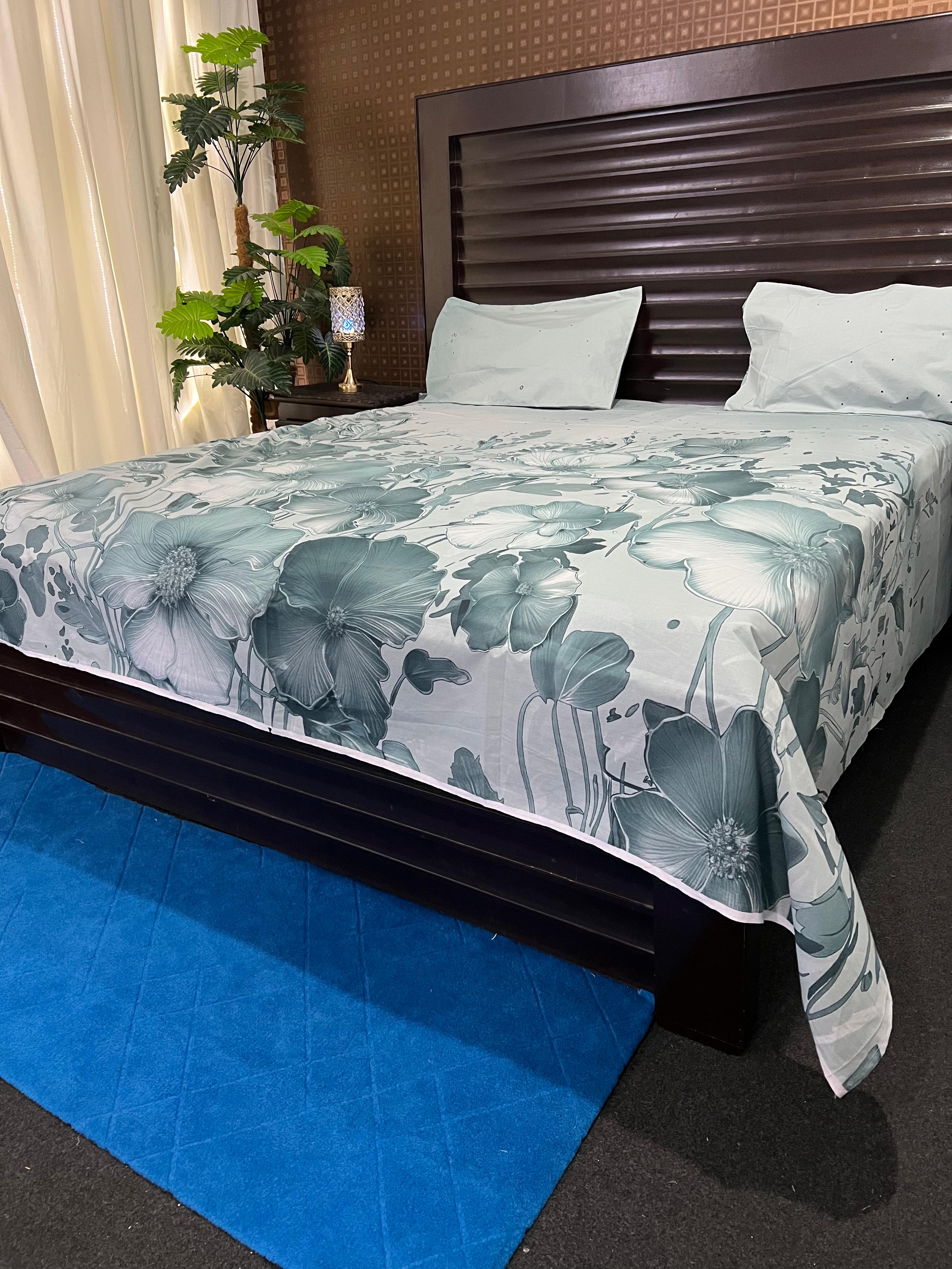 100% Pure Cotton Luxury Bedsheet – Soft, Breathable & Premium Quality
