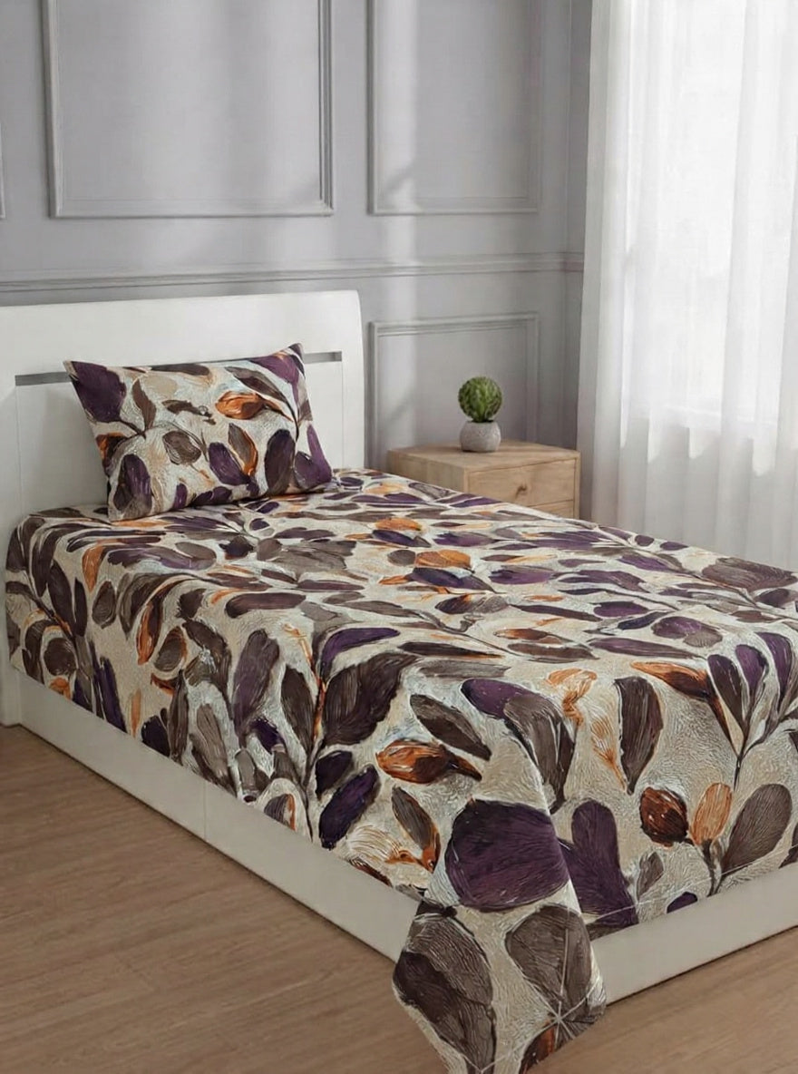 100% Pure Cotton Luxury Single Bedsheet – Soft, Breathable & Premium Quality